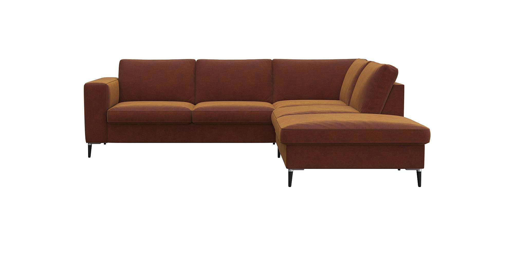 FLEXLUX Ecksofa "Fiore, bequem und komfortabel, zeitlos, L-Form", breite Ar günstig online kaufen
