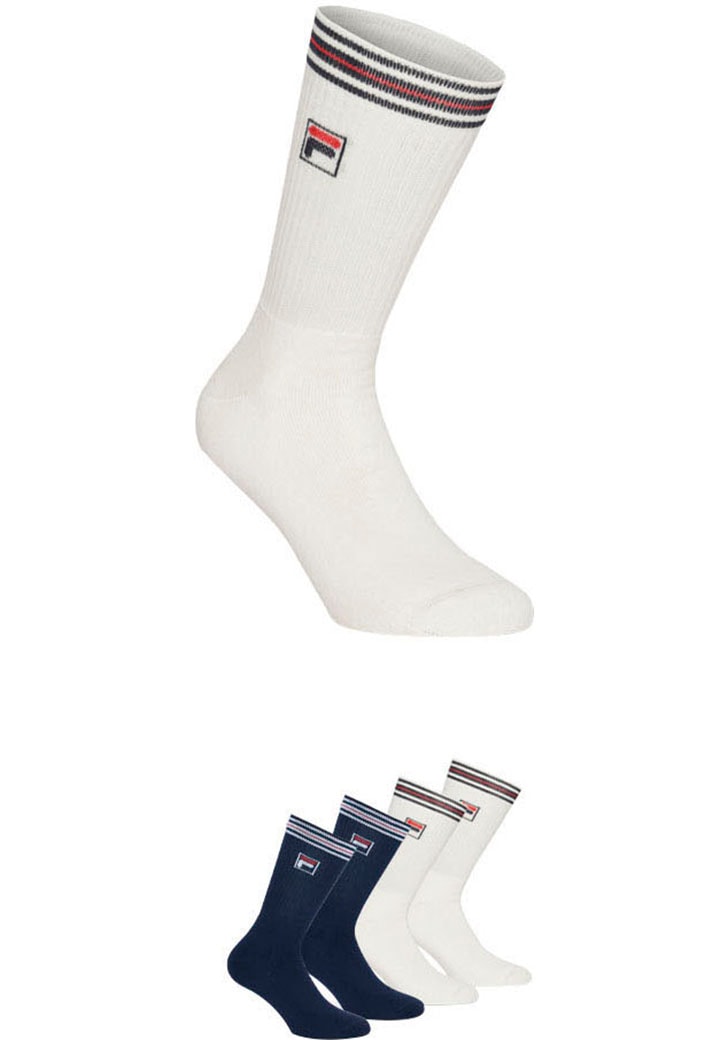 Fila Sportsocken "UNISEX TOP QUALITY FULL TERRY VINTAGE SOCKS", (4 Paar), s günstig online kaufen