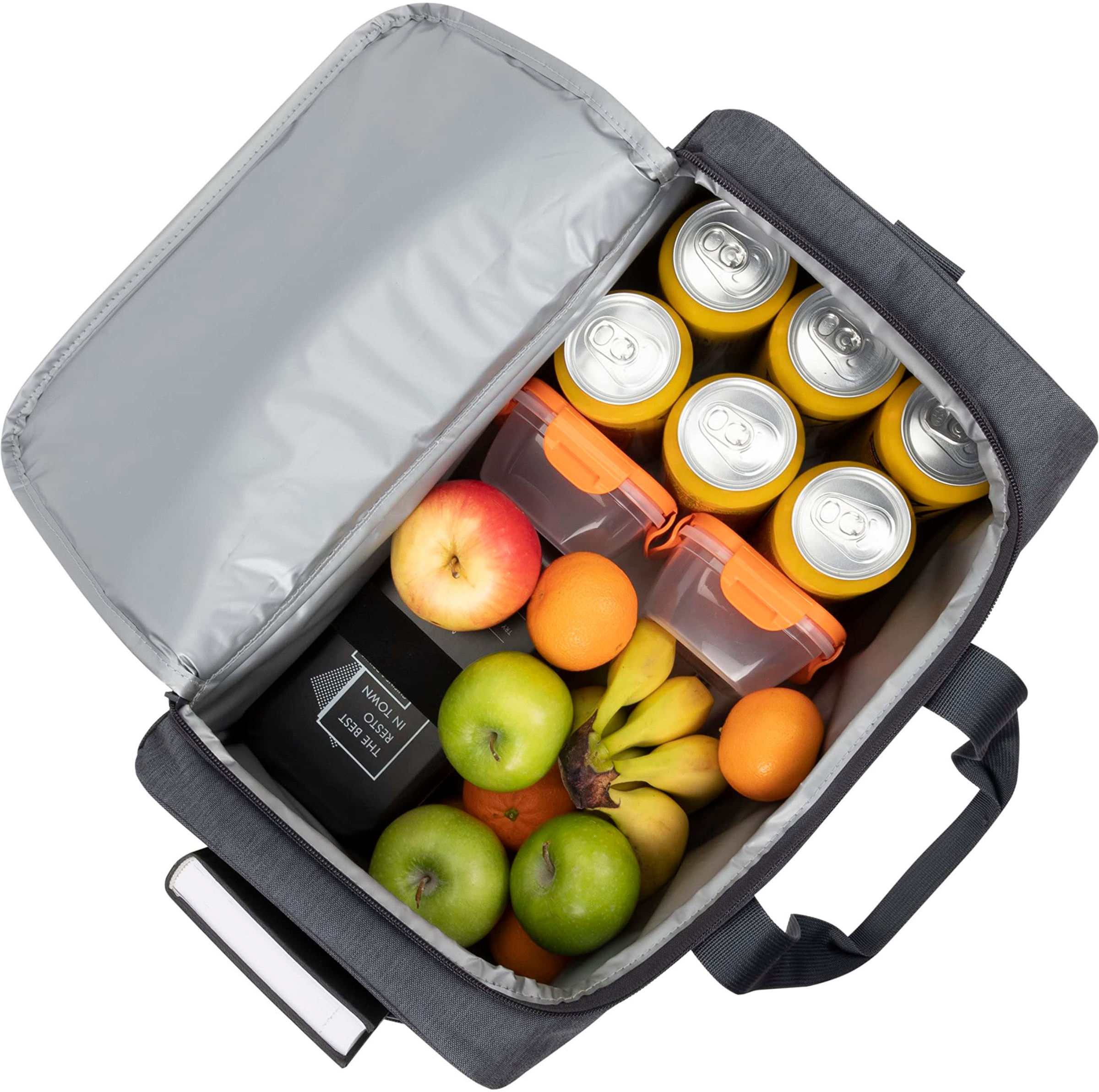 RESTO Kitchenware Kühltasche »Felis Große Lunchtasche faltbar, sportl. Picknicktasche Thermotasche«, Hermetische Sporttasche, verstellbarer Schultergurt weicher Tragegriff