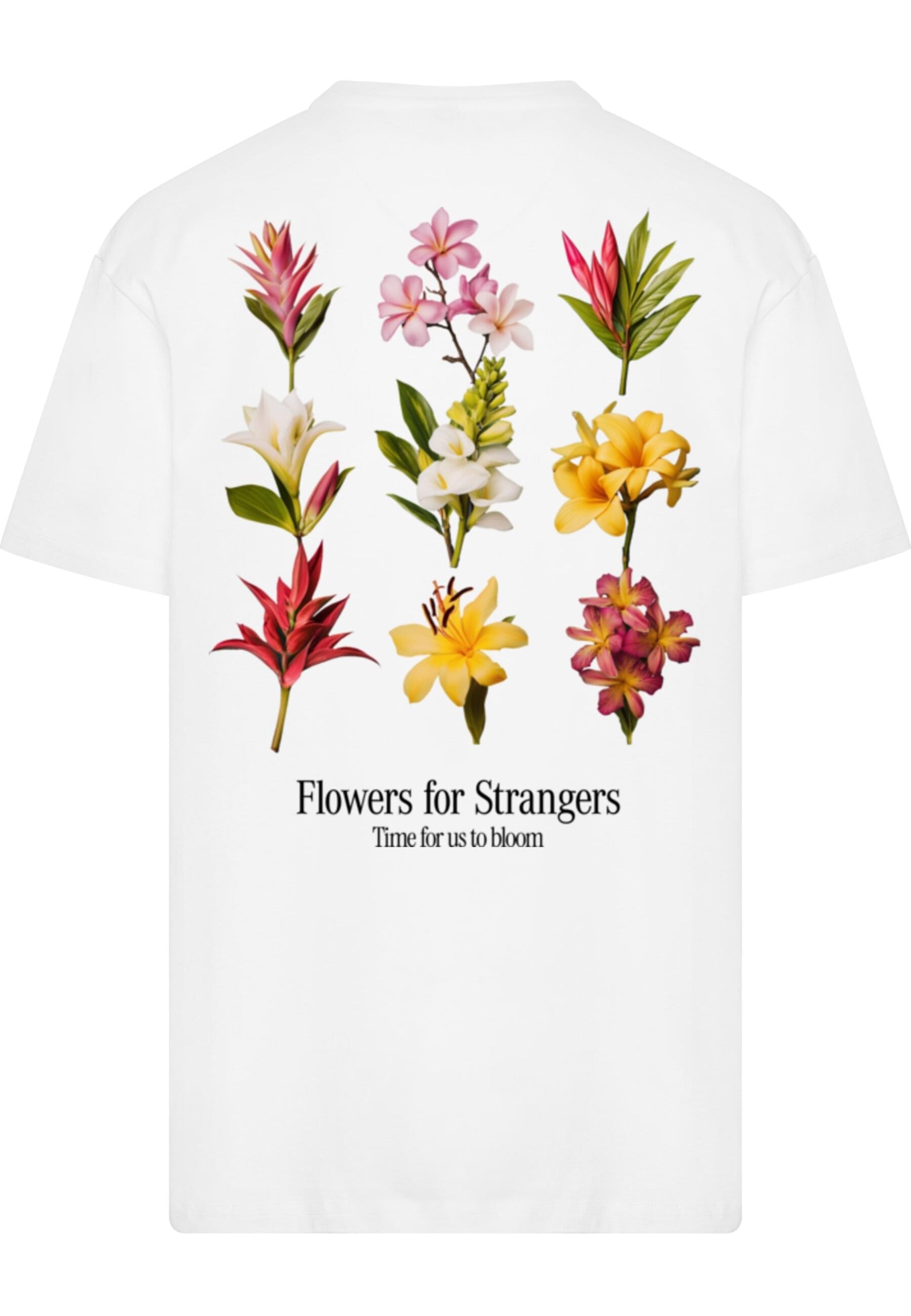 MisterTee T-Shirt »MisterTee Flowers For Strangers Heavy Oversize Tee«, (1 tlg.)