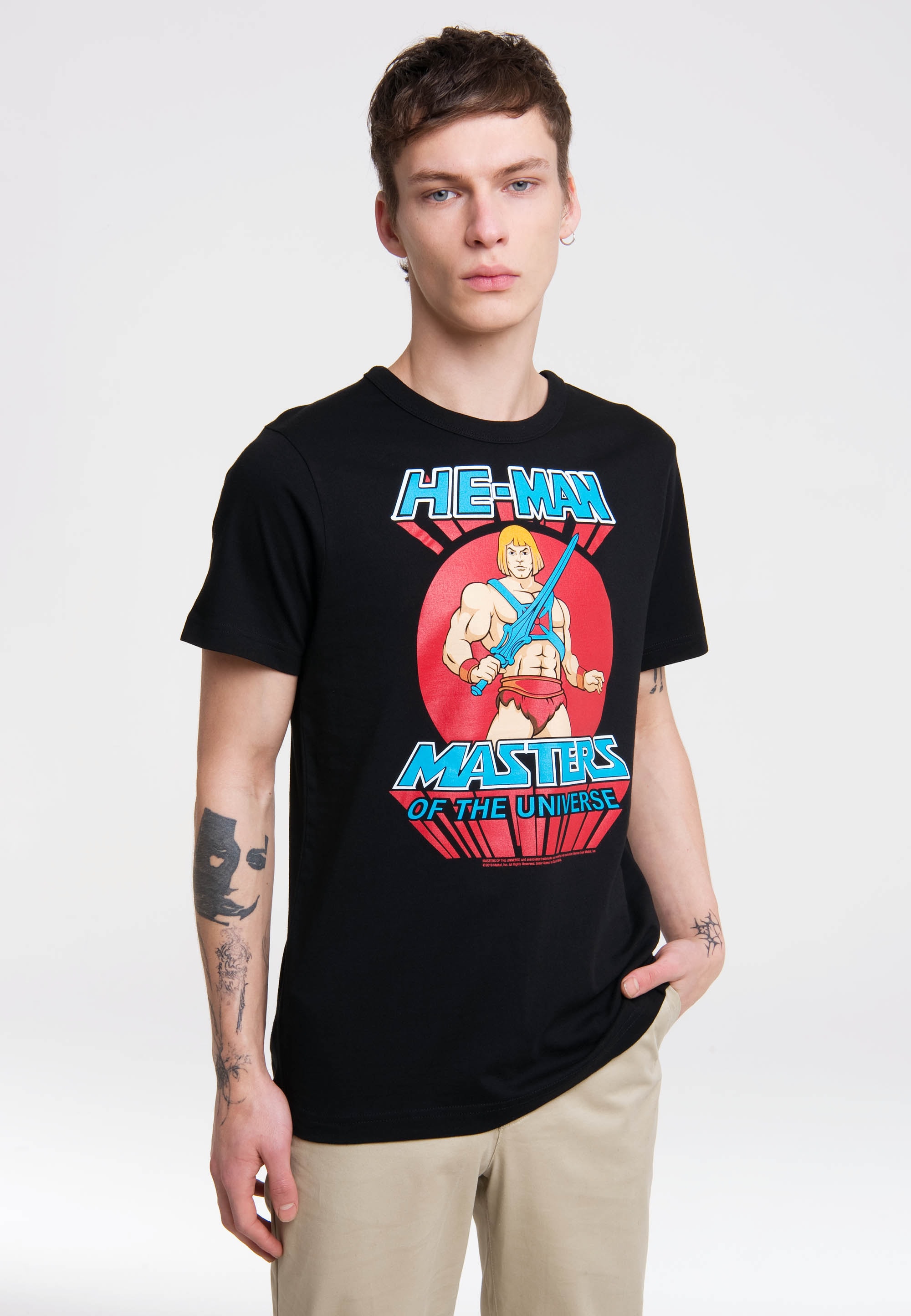 LOGOSHIRT T-Shirt "He-Man", mit großem Masters of the Universe-Aufdruck günstig online kaufen