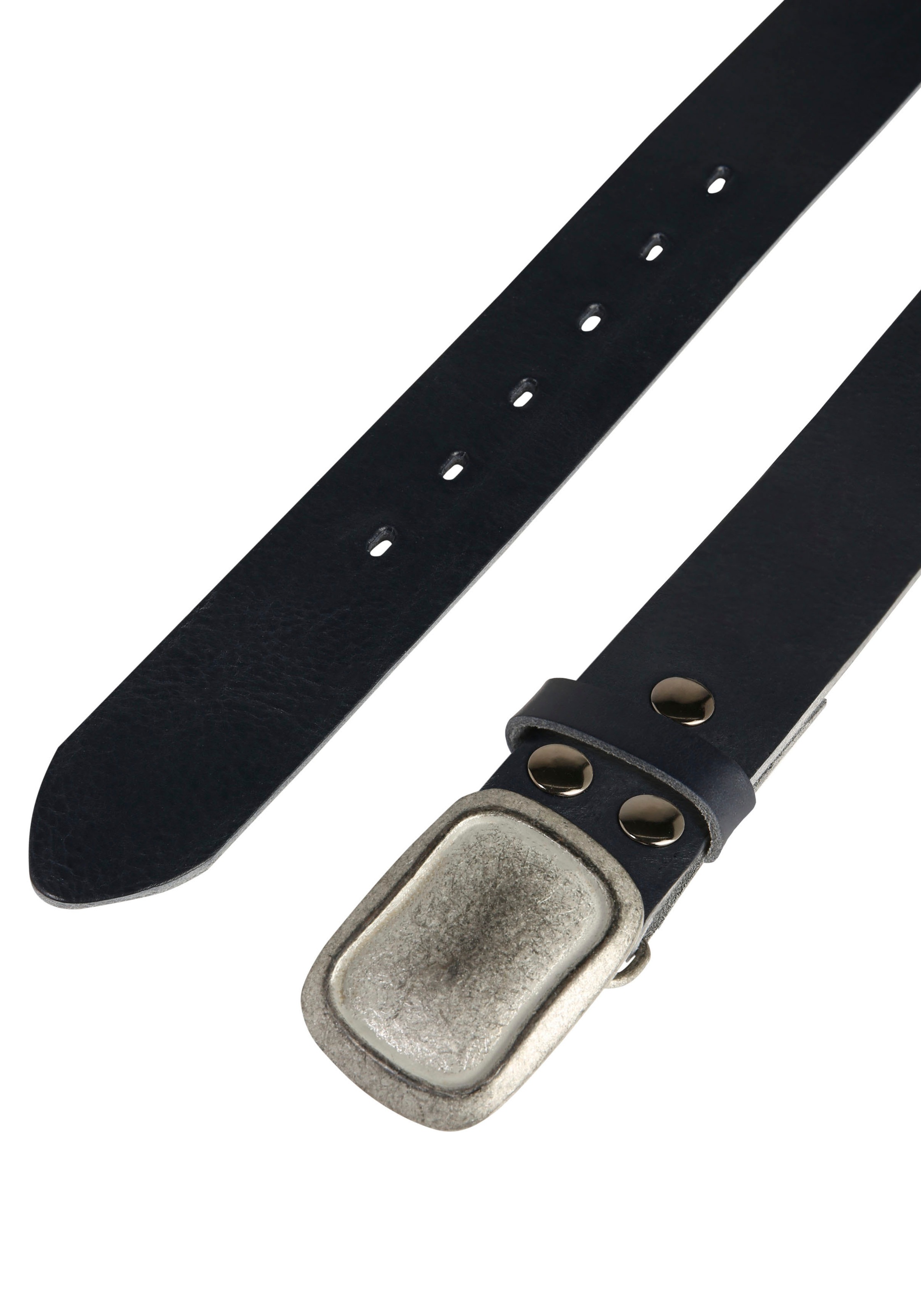 Rettungsring Gürtel Ledergürtel mit austauschbarer Schließe "Rechteck Einge günstig online kaufen