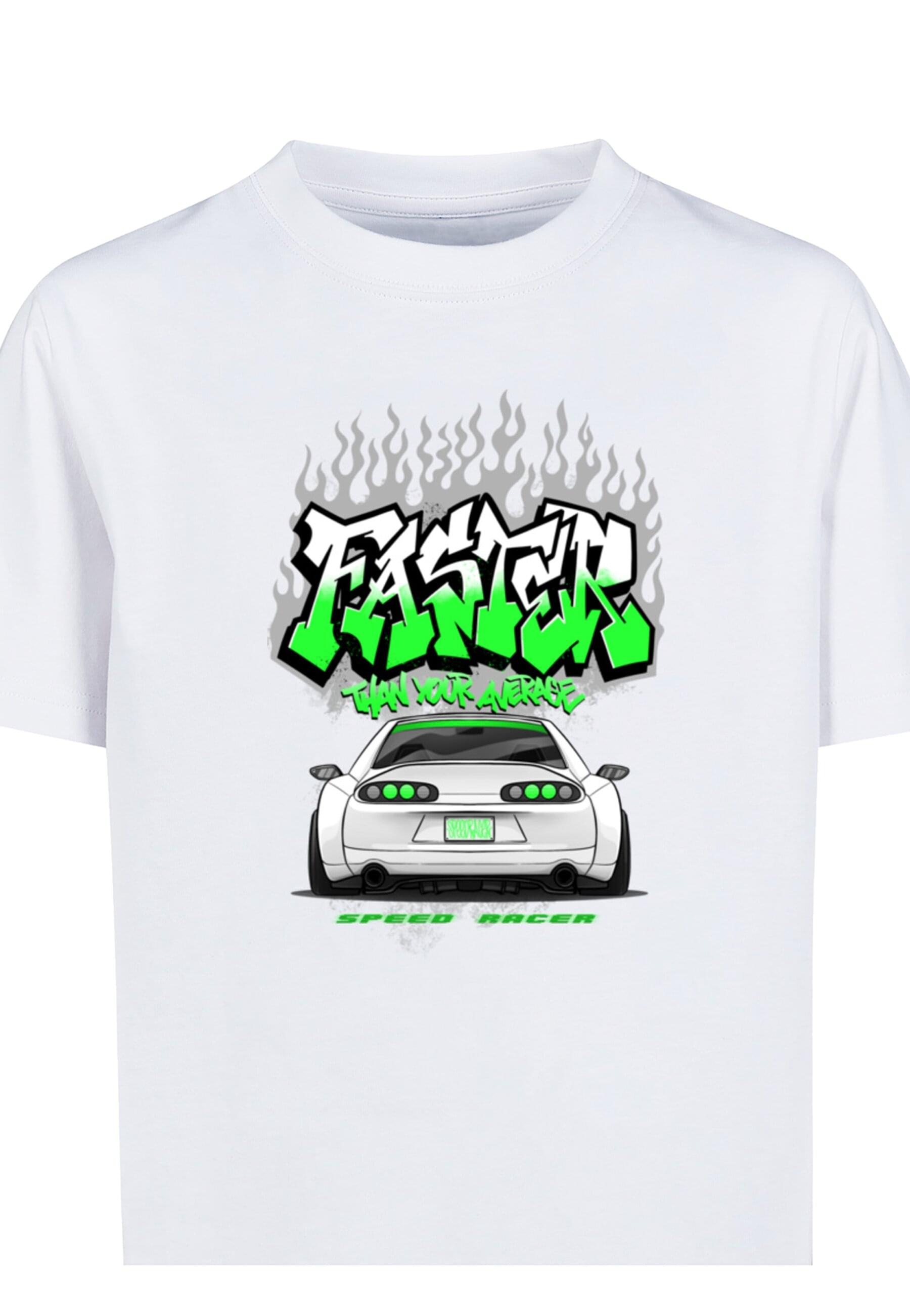 MisterTee T-Shirt »MisterTee Herren Kids Faster Than Your Average Tee«, (1 tlg.)