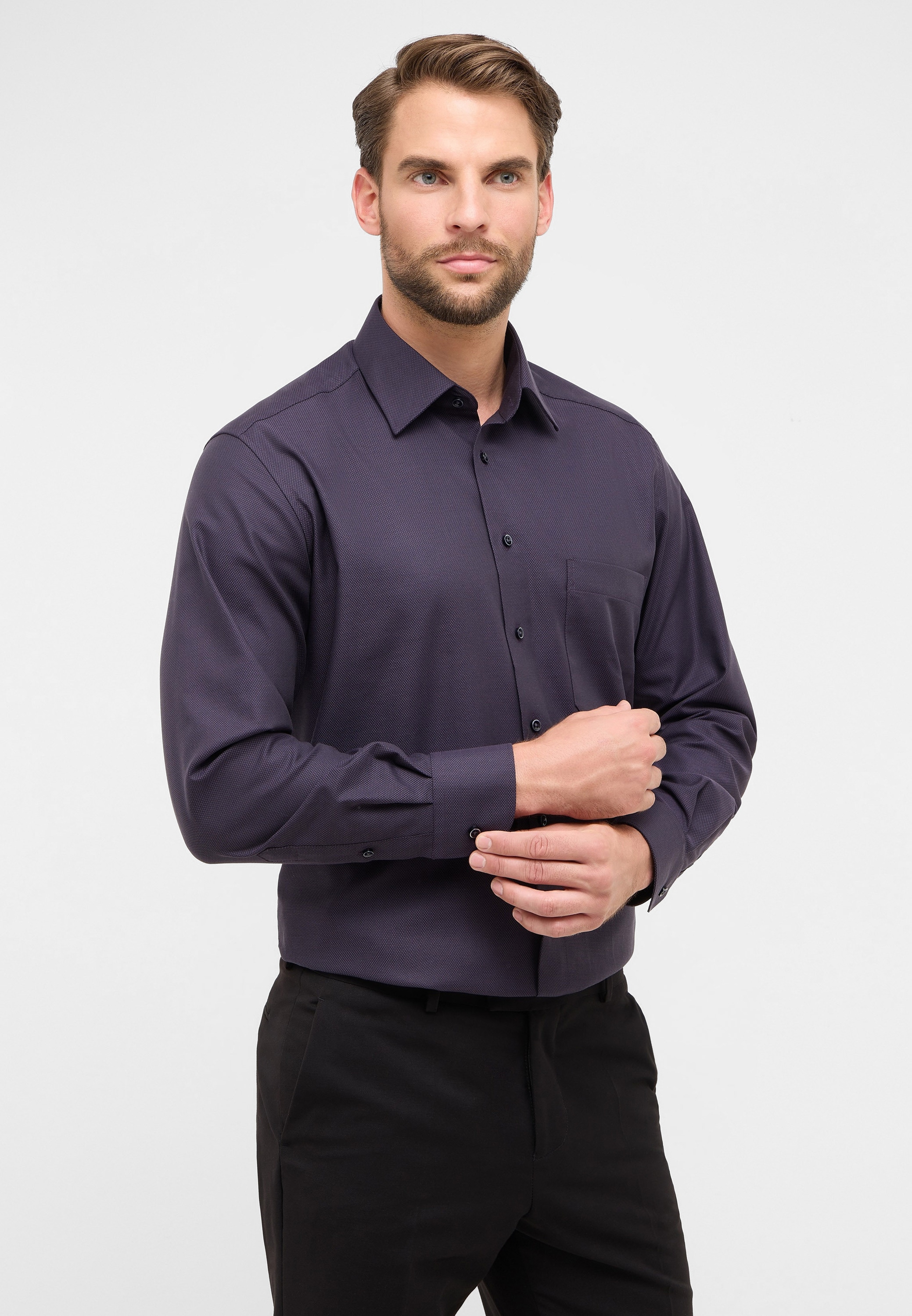 Eterna Langarmhemd "COMFORT FIT", NON IRON (bügelfrei) günstig online kaufen
