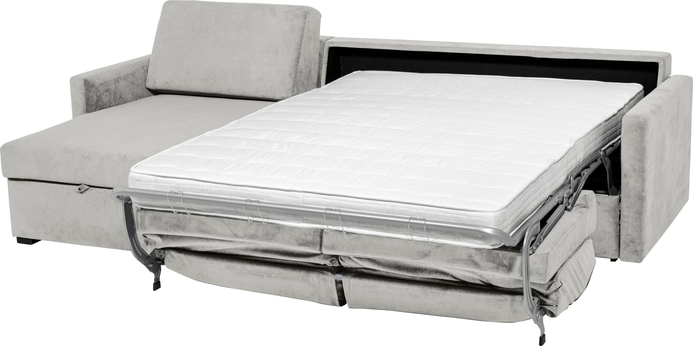 Places of Style Schlafsofa »GOLDPOINT Ecksofa 264 cm, Liegefläche (140/200cm), L-Form,«, Bettfunktion, Bonell-Federkernmatratze und Dauerschläfer-Funktion