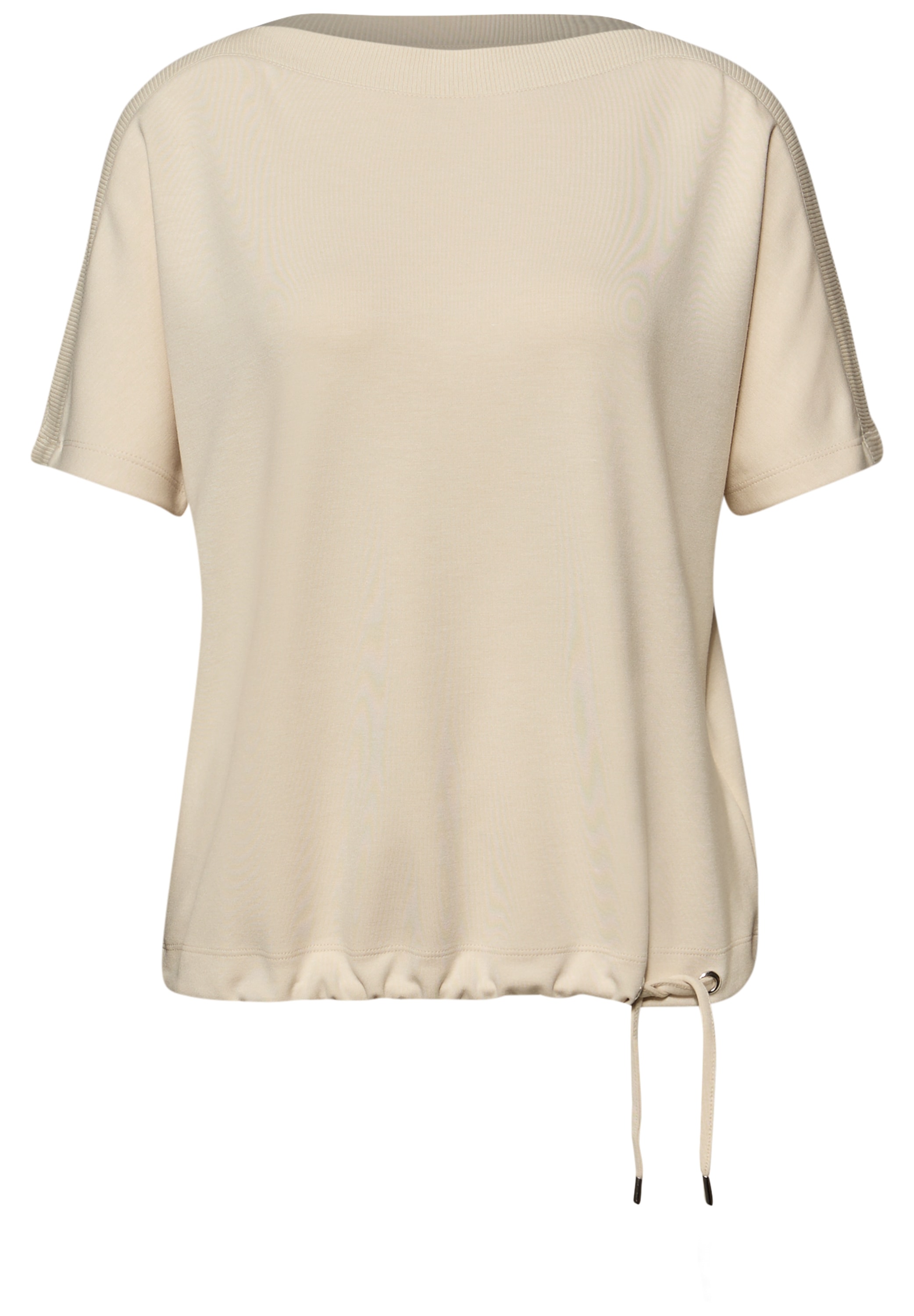 STREET ONE T-Shirt mit U-Boot-Ausschnitt