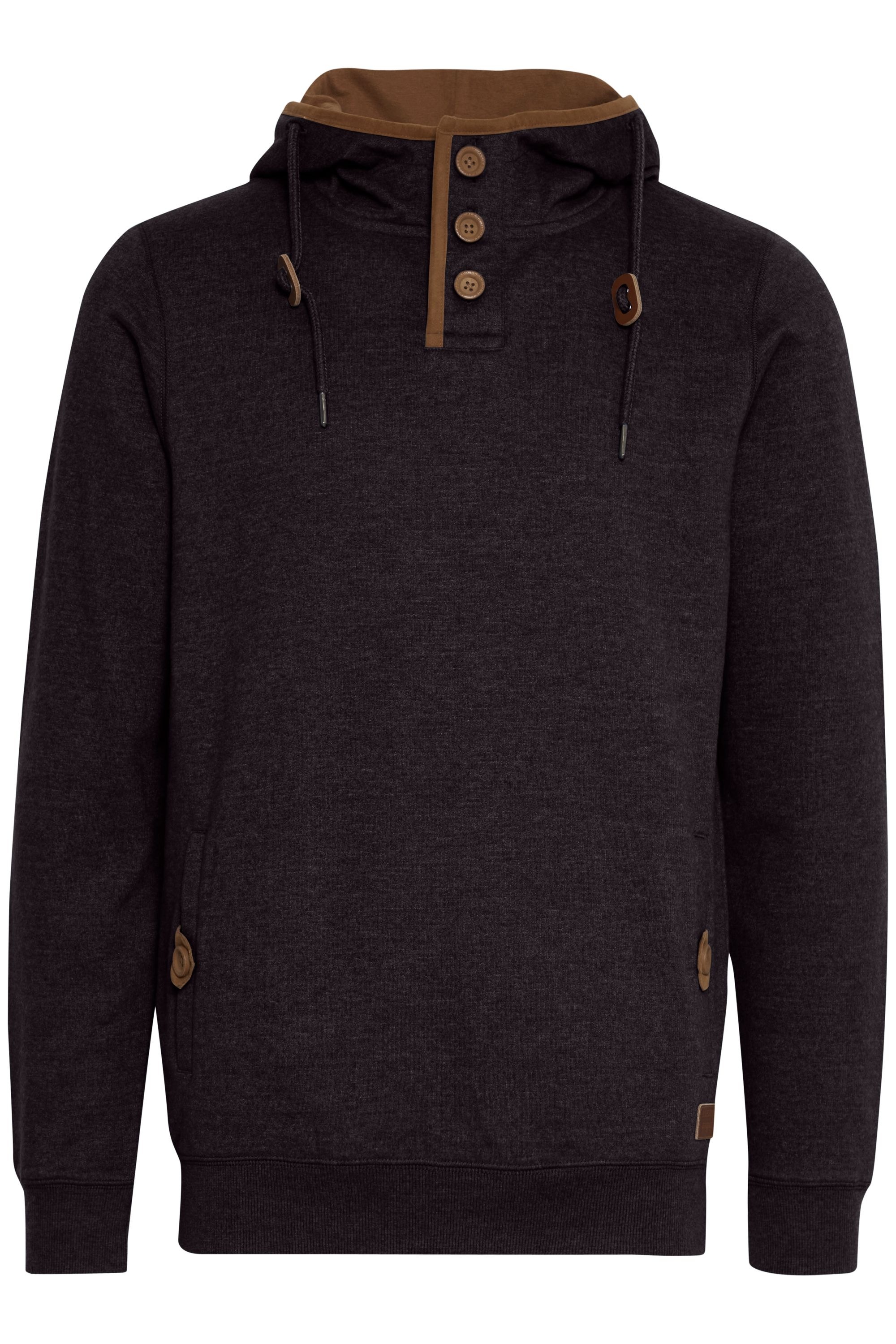 Blend Kapuzenpullover "BHAlexo", Kapuzenpullover mit Knopfverschluss am Kra günstig online kaufen