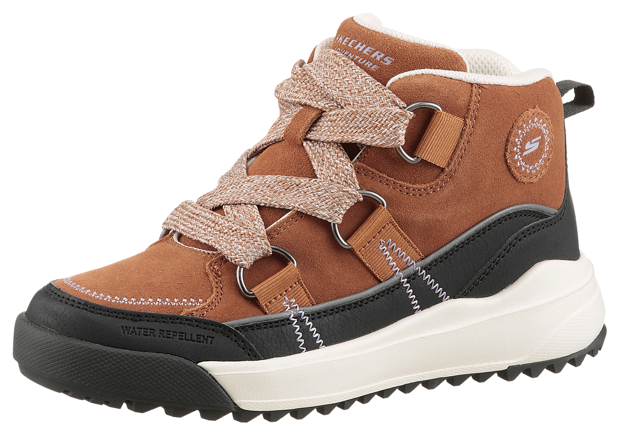 Skechers Schnürboots "YANA", High Top Sneaker, Schnürschuh mit auffälliger günstig online kaufen