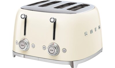 Smeg Toaster »TSF03CREU«, 4 kurze Schlitze, 3000 W kaufen