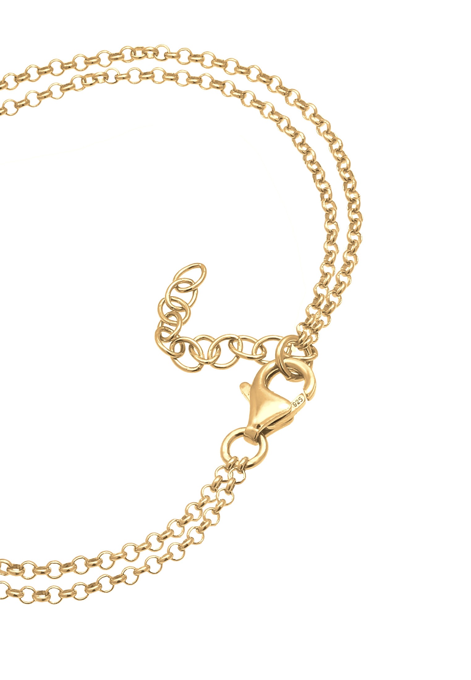 Armband ELLI "Herz Unendlichkeit Infinity 925 Silber" Gr. 16, gold, Armbänder, Damen, 16cm, ohne Stein, Silber 925 (Sterlingsilber), Armband 2