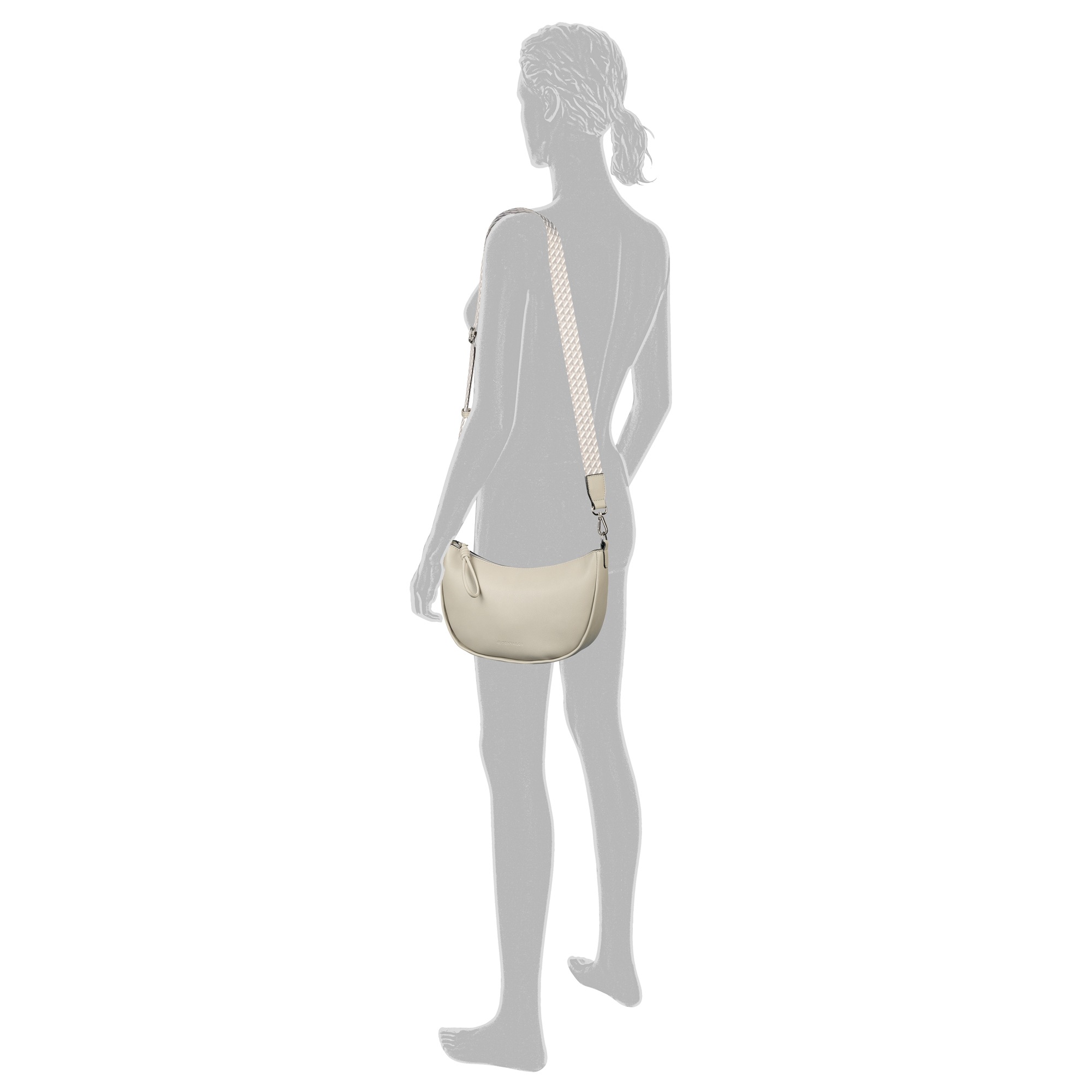 TOM TAILOR Handtasche "Tatiana" fein gewebter dreifarbiger Gurtband mit har günstig online kaufen