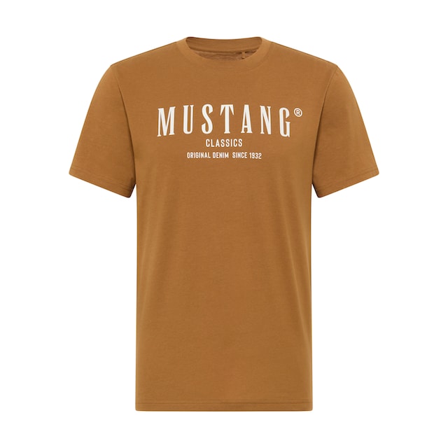 MUSTANG Kurzarmshirt »Print-Shirt« ▷ kaufen | BAUR