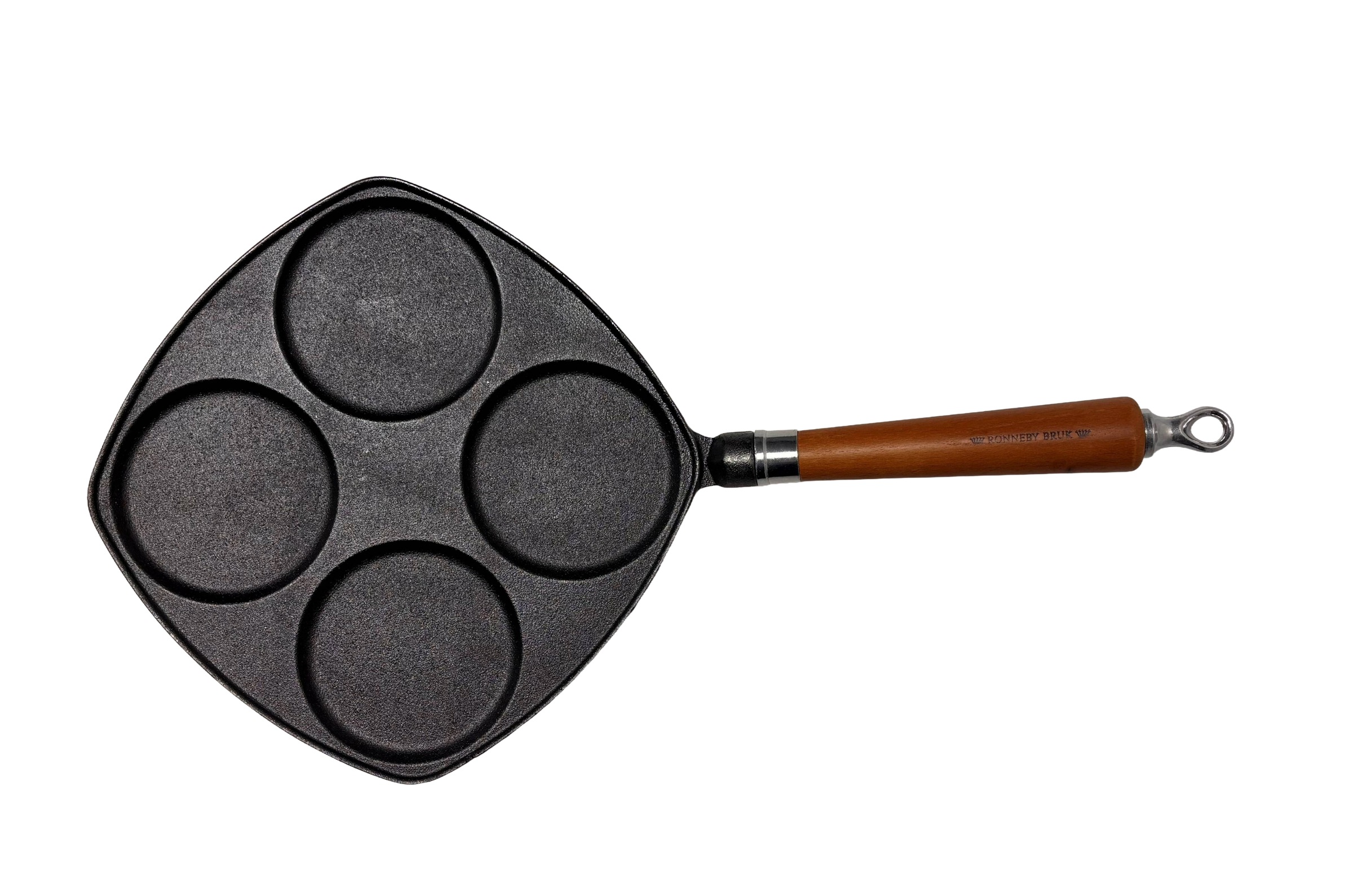 Ronneby Bruk Bratpfanne »Maestro Eierpfanne, 25 x 25 cm, mit Holzgriff« Gusseisen 1 tlg.