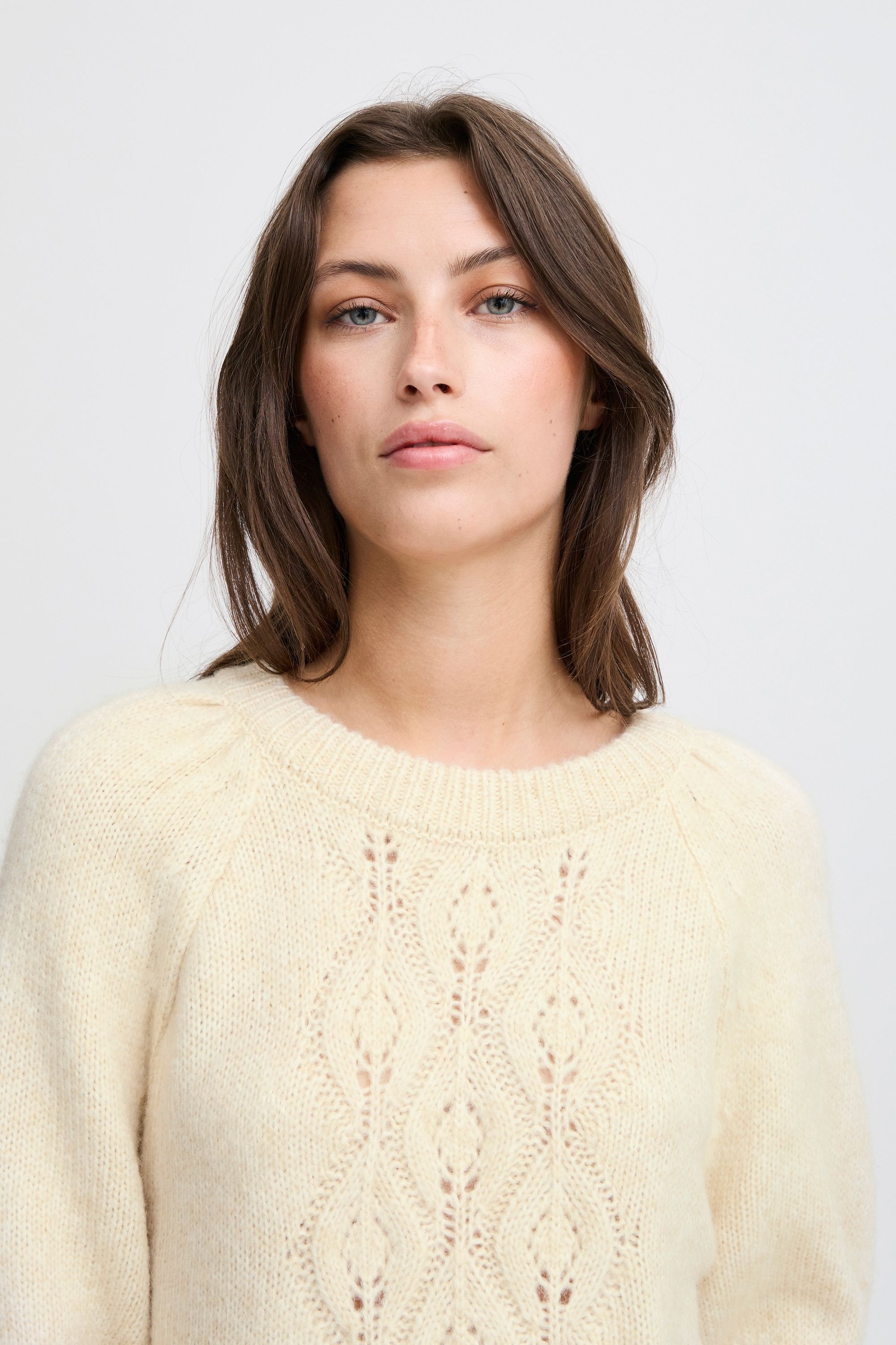 b.young Strickfleece-Pullover »Strickpullover BYOKSANA SHORT SLEEVE JUMPER -«