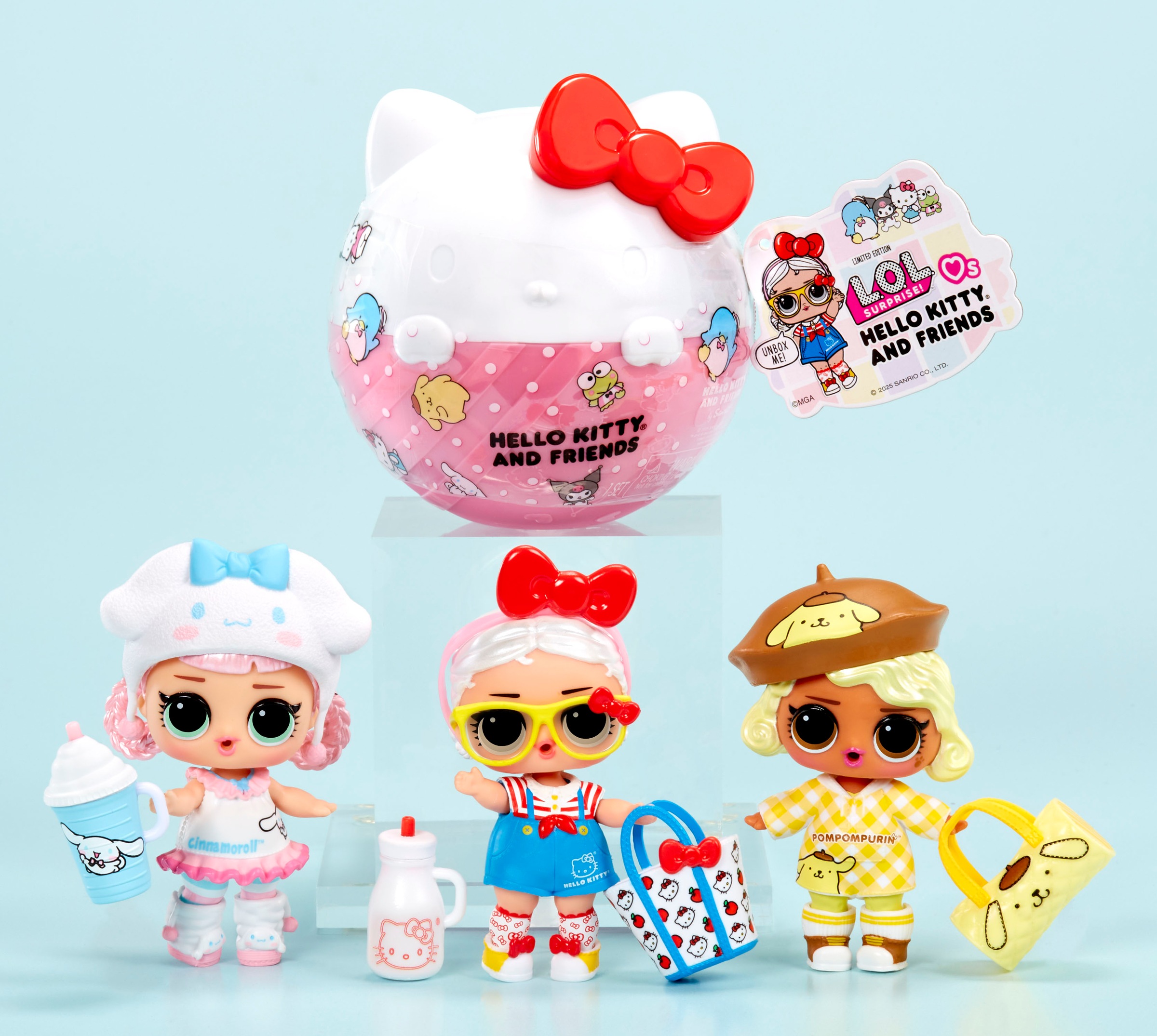 L.O.L. SURPRISE! Anziehpuppe »L.O.L. Surprise Loves Hello Kitty & Friends Tots Core Characters«, sortierte Lieferung