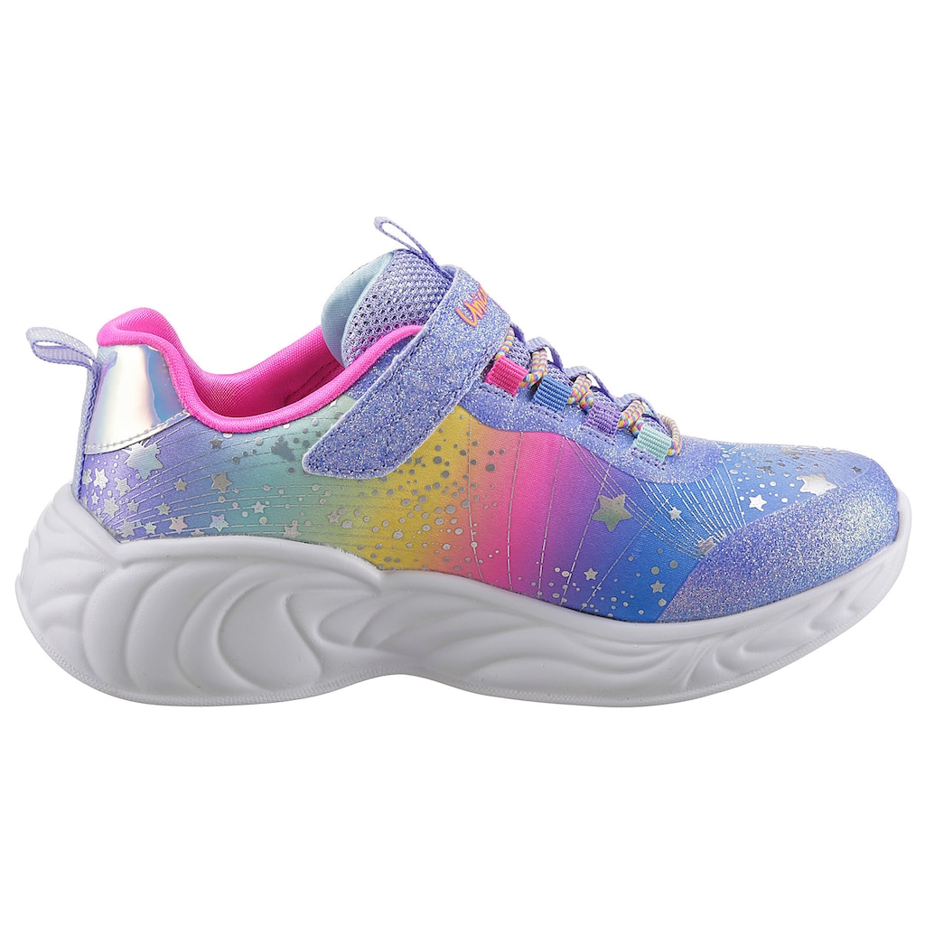 Skechers Kids Sneaker »UNICORN DREAMS-«, mit gepolsterter Innensohle, Freizeitschuh, Halbschuh, Schnürschuh