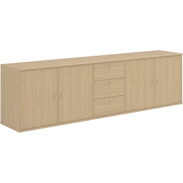 Hammel Furniture Sideboard »Mistral«, mit vier Türen und drei Schubladen,  Wandmontage/stehend, Breite: 220cm | BAUR