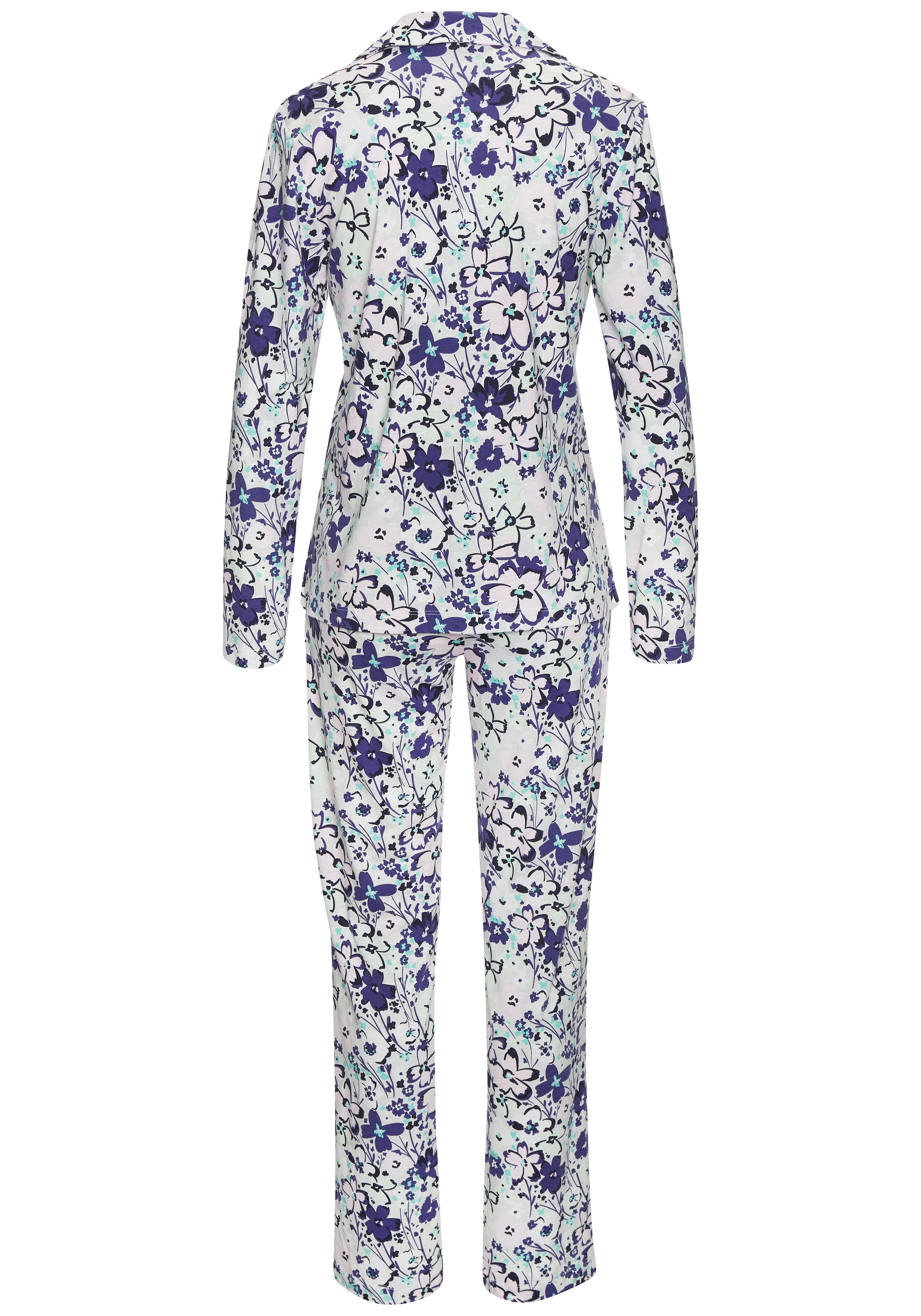 s.Oliver Pyjama, (Set, 2 tlg.), im klassischen Stil