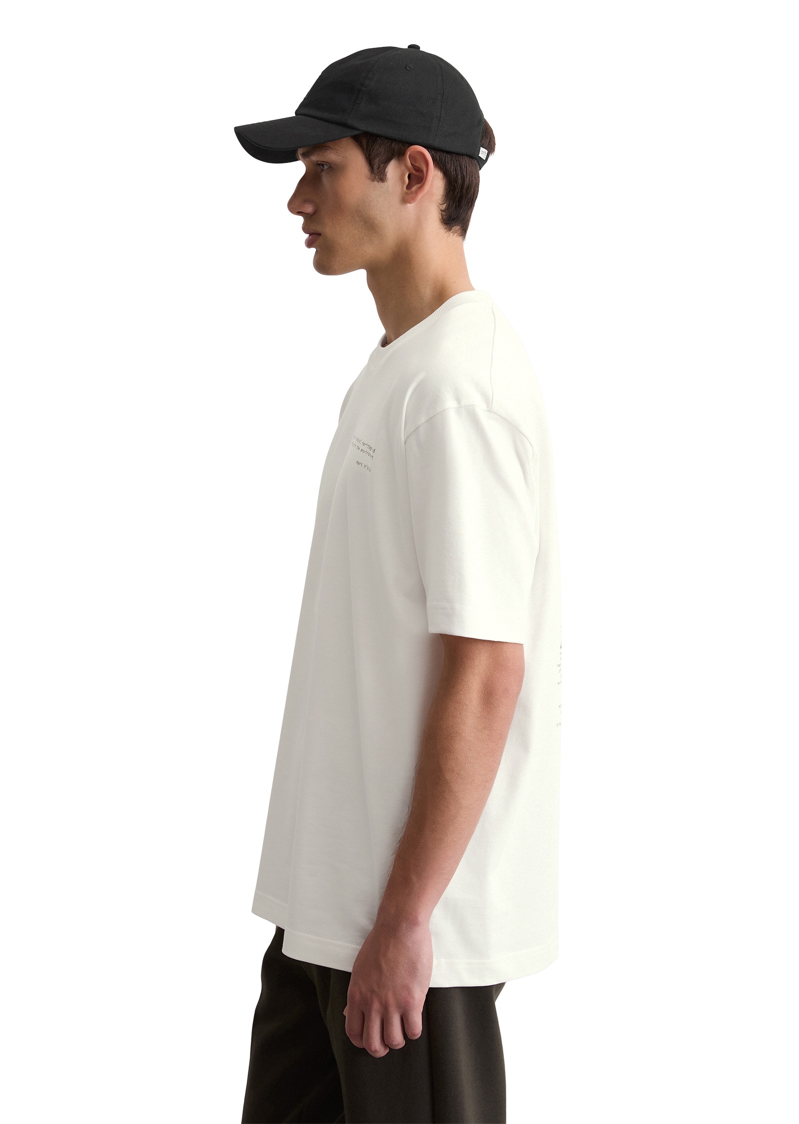 Marc O'Polo T-Shirt »mit Natur-Rückenprint«