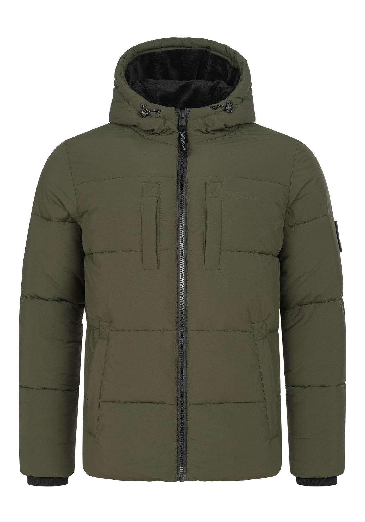 Alessandro Salvarini Winterjacke »ASKelvin«, innen komplett mit warmem Teddyfell