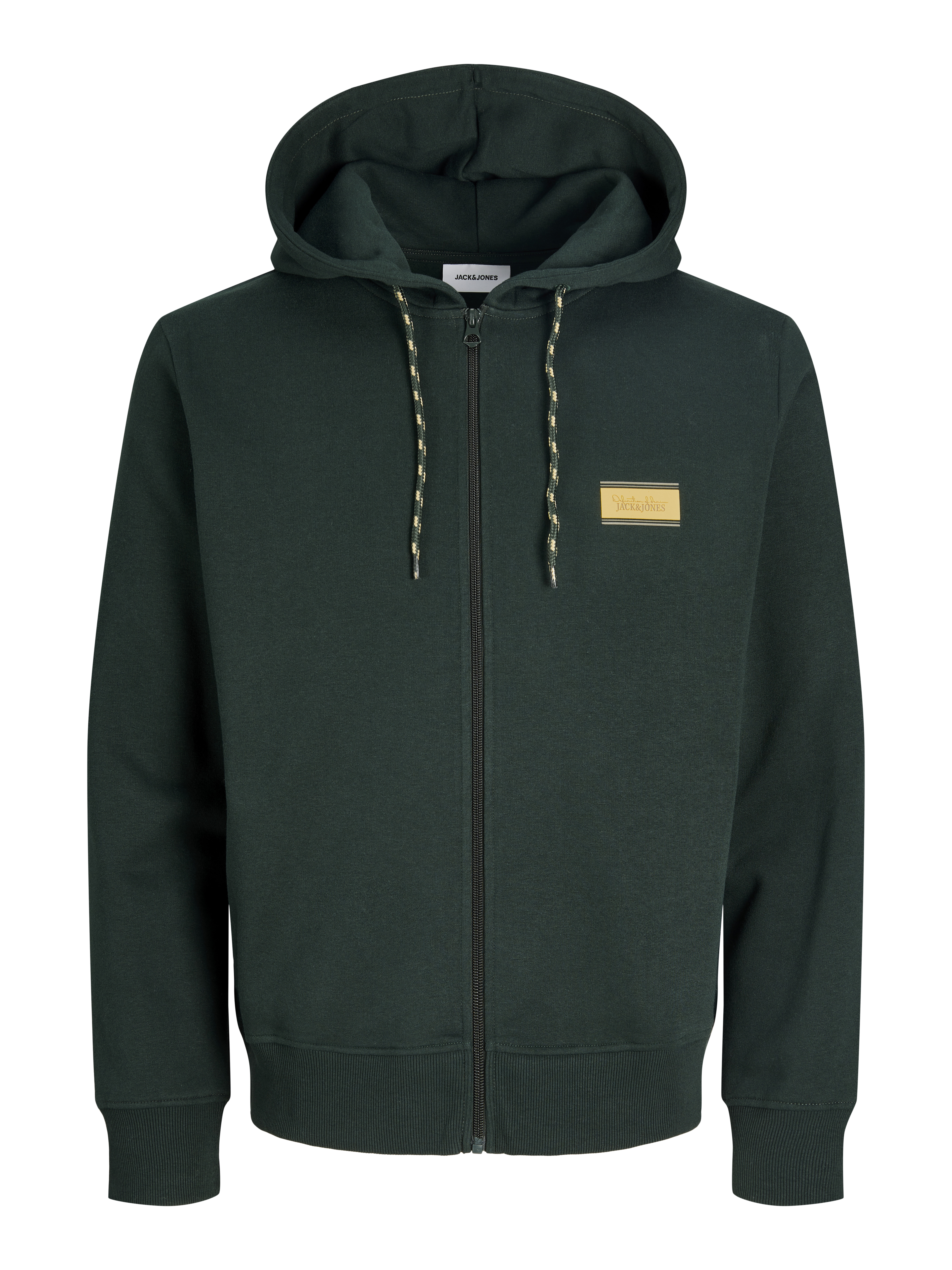 Jack & Jones PlusSize Kapuzensweatjacke "JJBUSTER SWEAT ZIP HOOD BTS PLS" Baumwollmischung