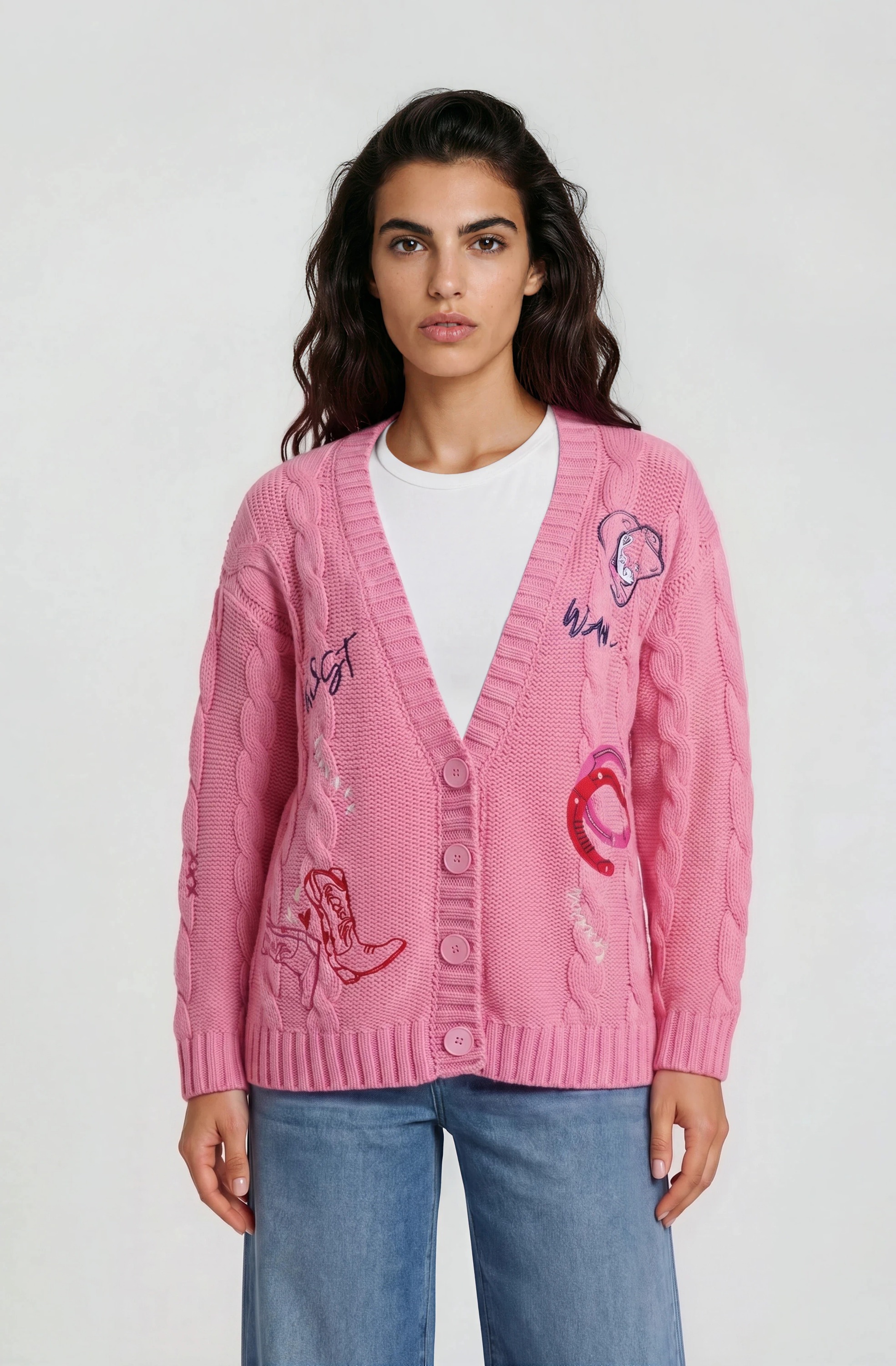 Milano Italy Cardigan in weicher Haptik
