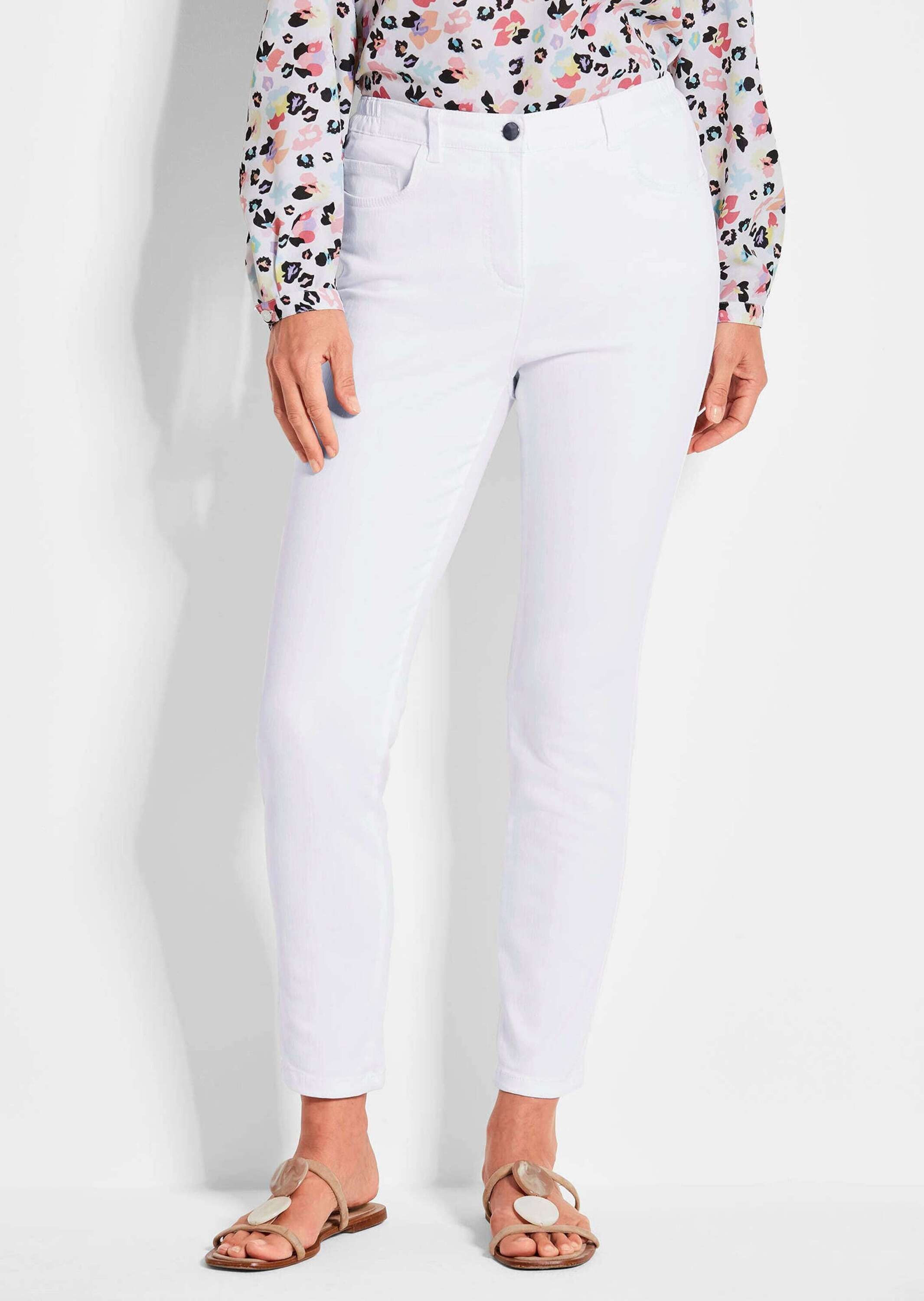 Thumbnail - GOLDNER 7/8-Hose "Kurzgröße Slim Fit Jeans BELLA mit Dehnbund"