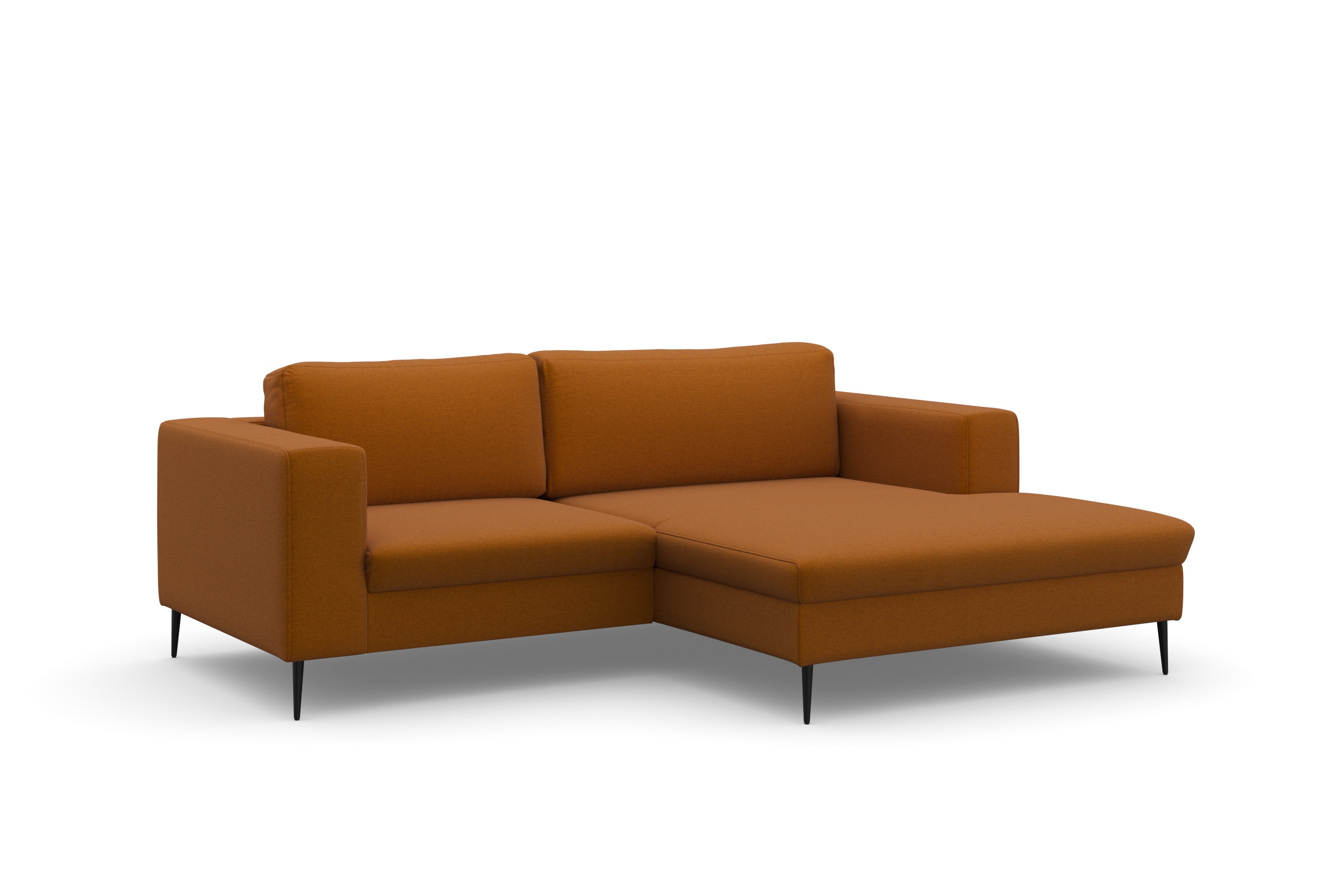 Thumbnail - DOMO collection Ecksofa "Modica kompakt und elegant, Breite 244, L-Form", moderne Optik mit extrabreiter Recamiere, auch...