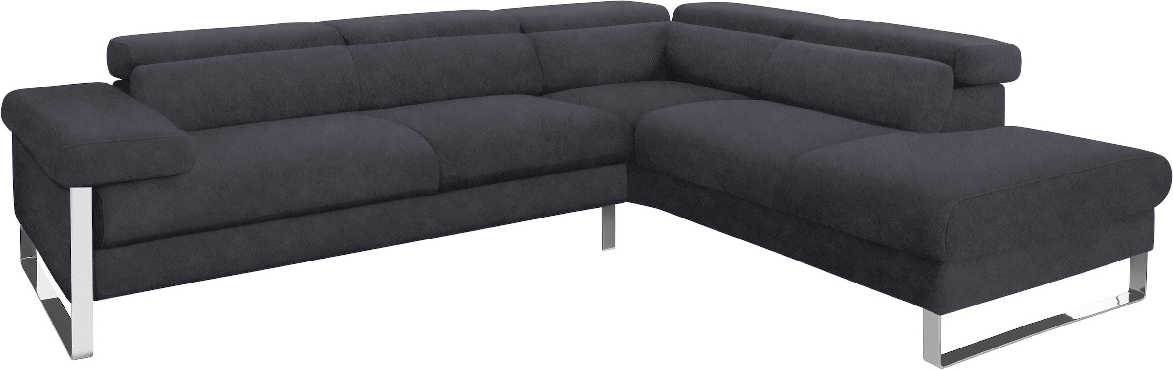 Ecksofa »finn«, German Design Award 2016, Fußgestell Chrom glänzend, Breite 281 cm