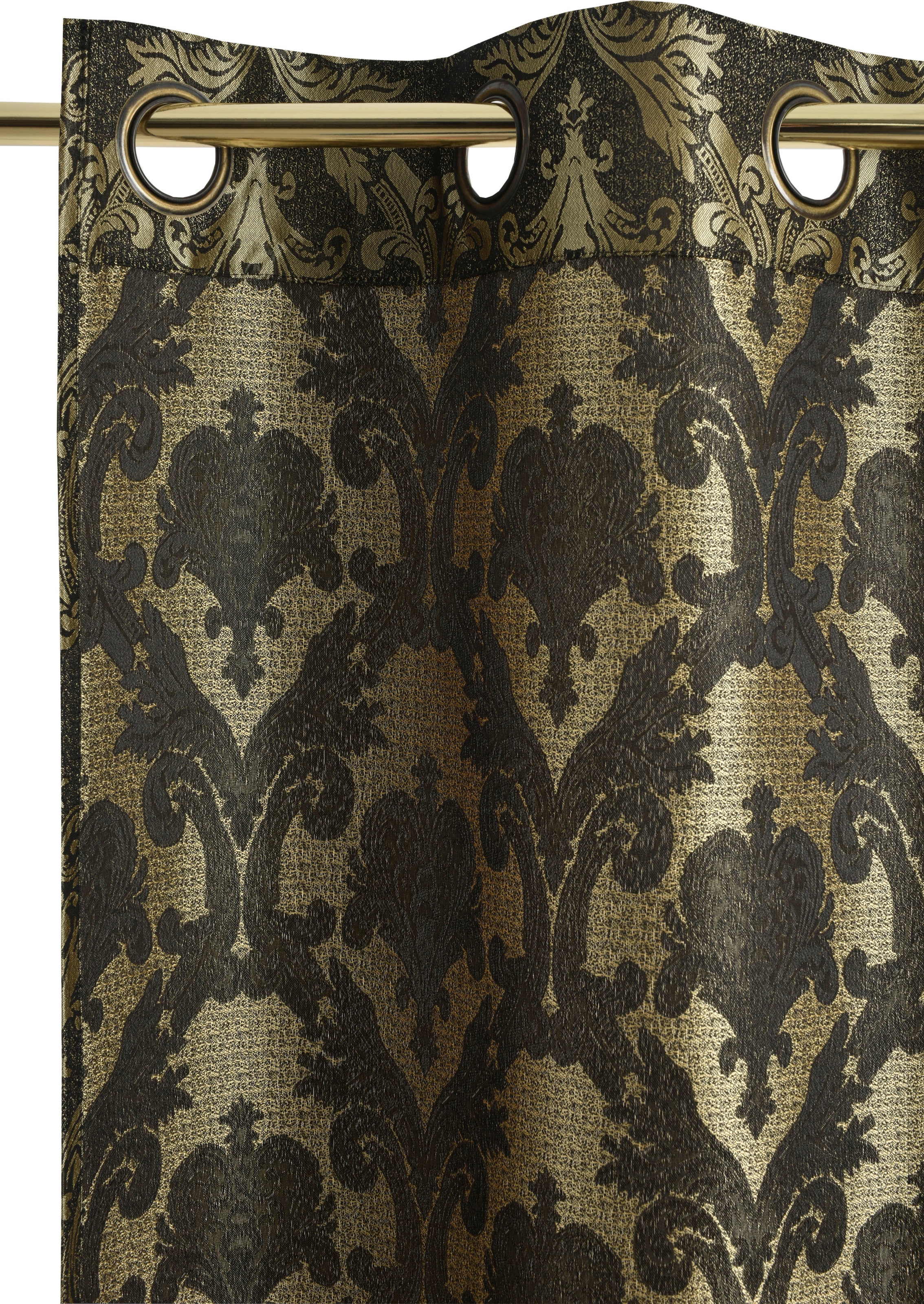 Leonique Vorhang »Bahar«, (1 Goldschimmer verschiedene mit Jacquard kaufen St.), BAUR blickdichter | Größen