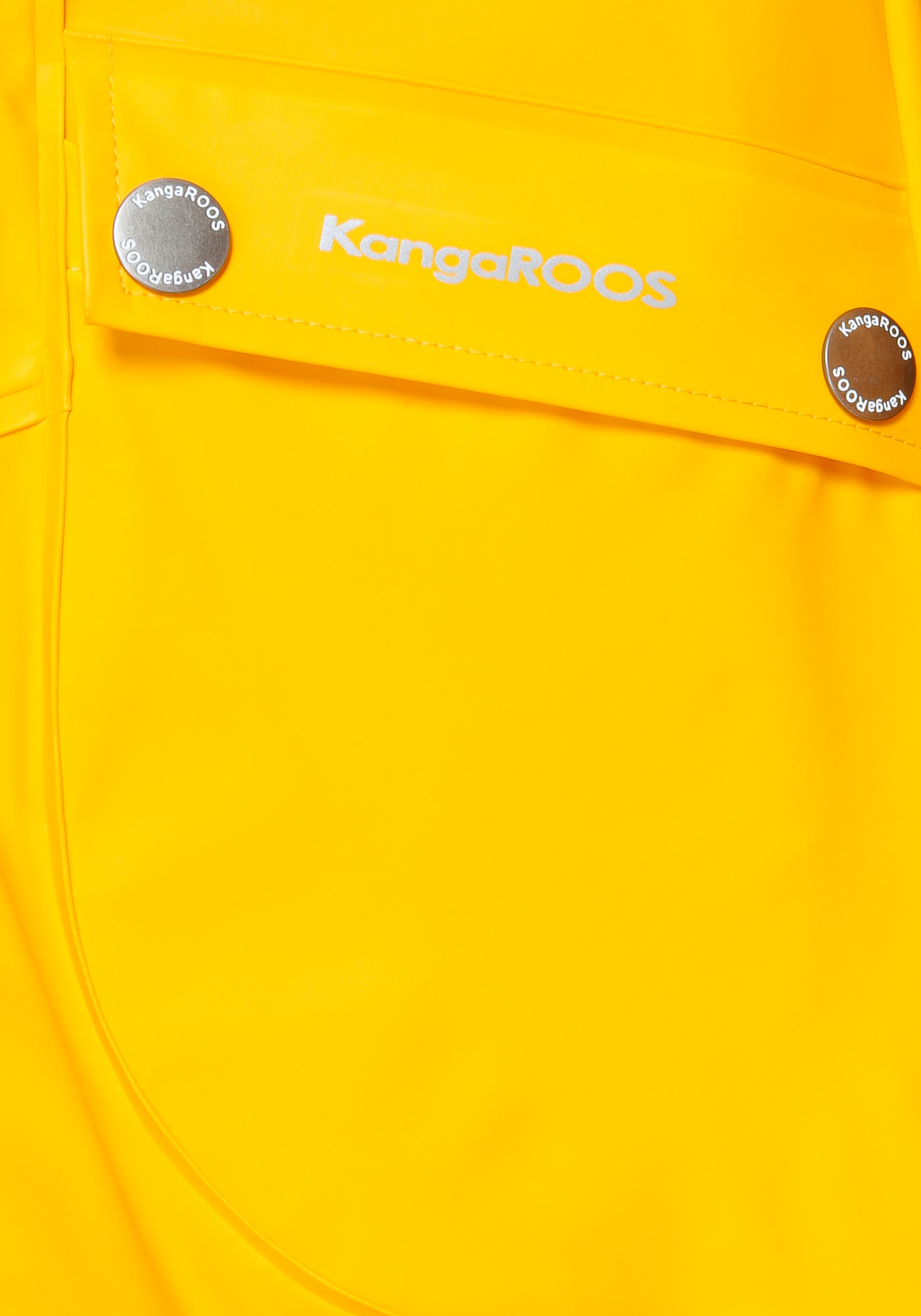 KangaROOS Regenjacke, mit Kapuze, mit reflektierenden Logo-Drucken