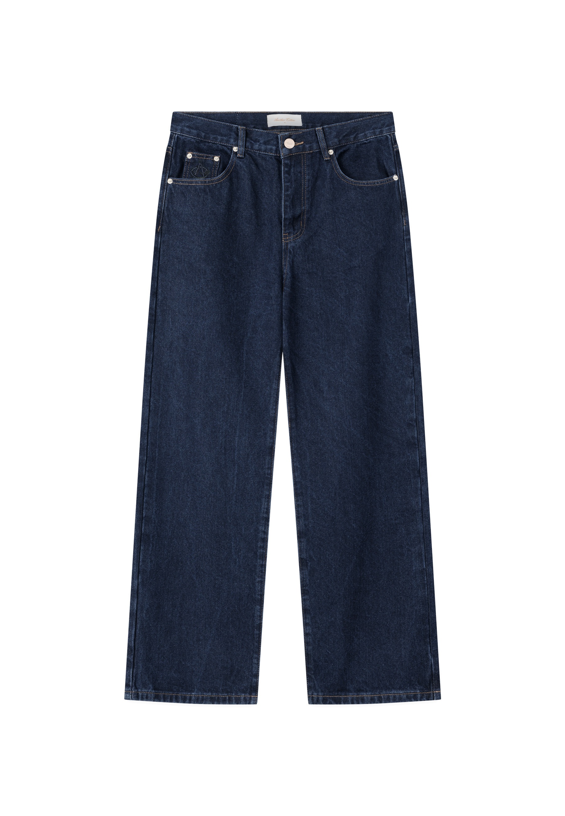 Another Cotton Lab Loose-fit-Jeans "Another Cotton Lab Another Indigo Jeans"