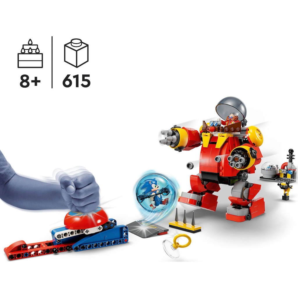 LEGO® Konstruktionsspielsteine »Sonic vs. Dr. Eggmans Death Egg Robot  (76993), LEGO® Sonic«, (615 St.)