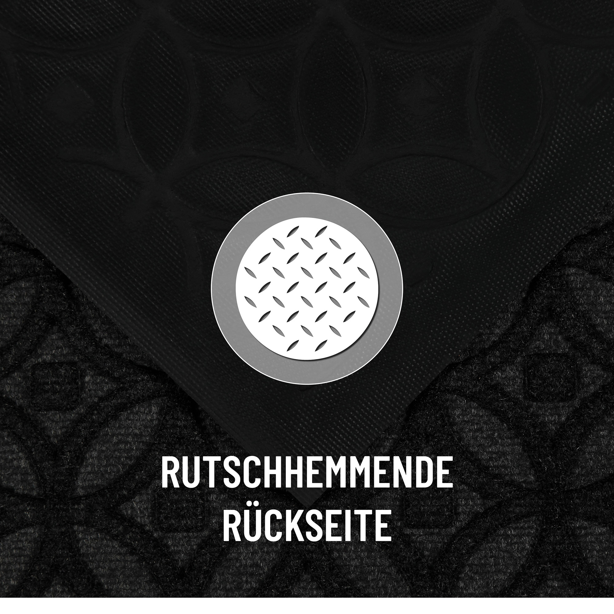 Thumbnail - Wecon home Fußmatte "Midnight Mosaic", rechteckig, 4 mm Höhe, pflegeleicht, rutschfest, Ornamente, Innen & Außen, Schmut...