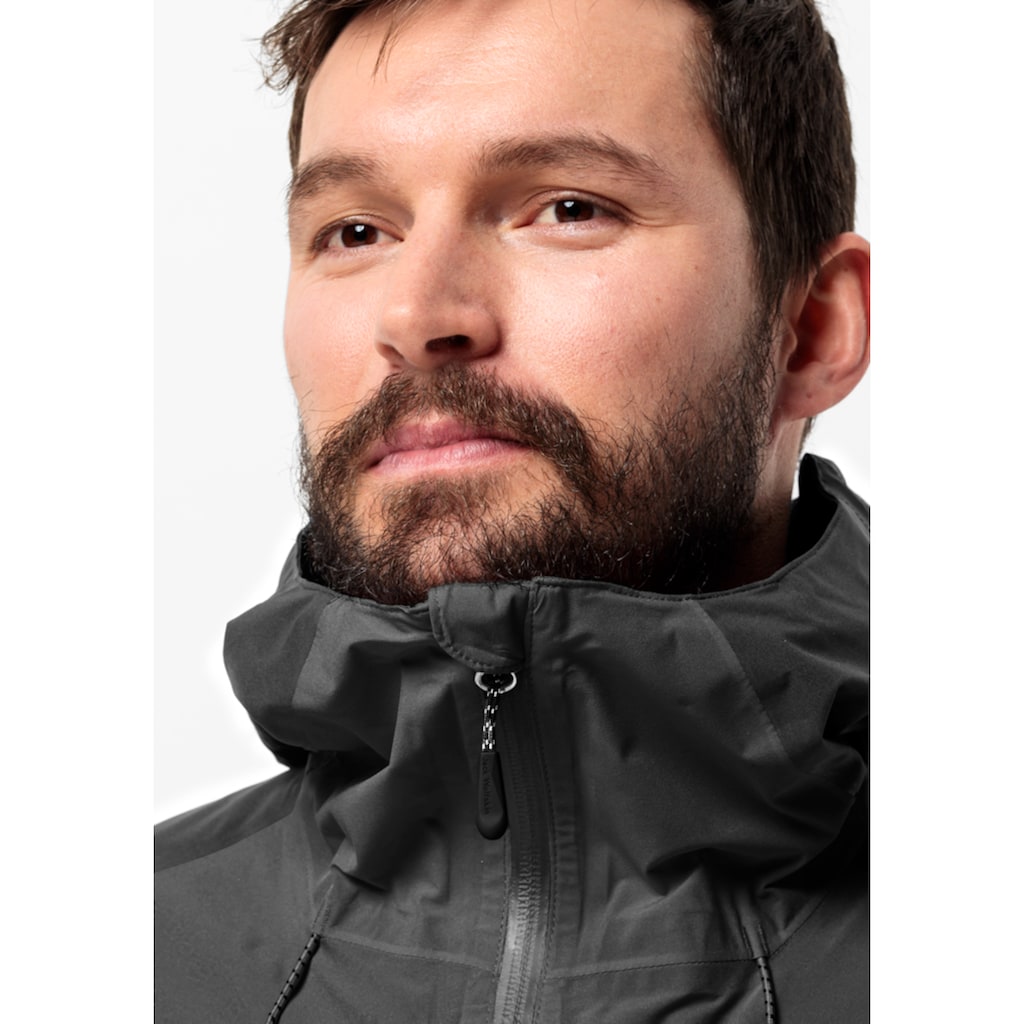 Jack Wolfskin Funktionsjacke »EAGLE PEAK 2L JKT M«, mit Kapuze