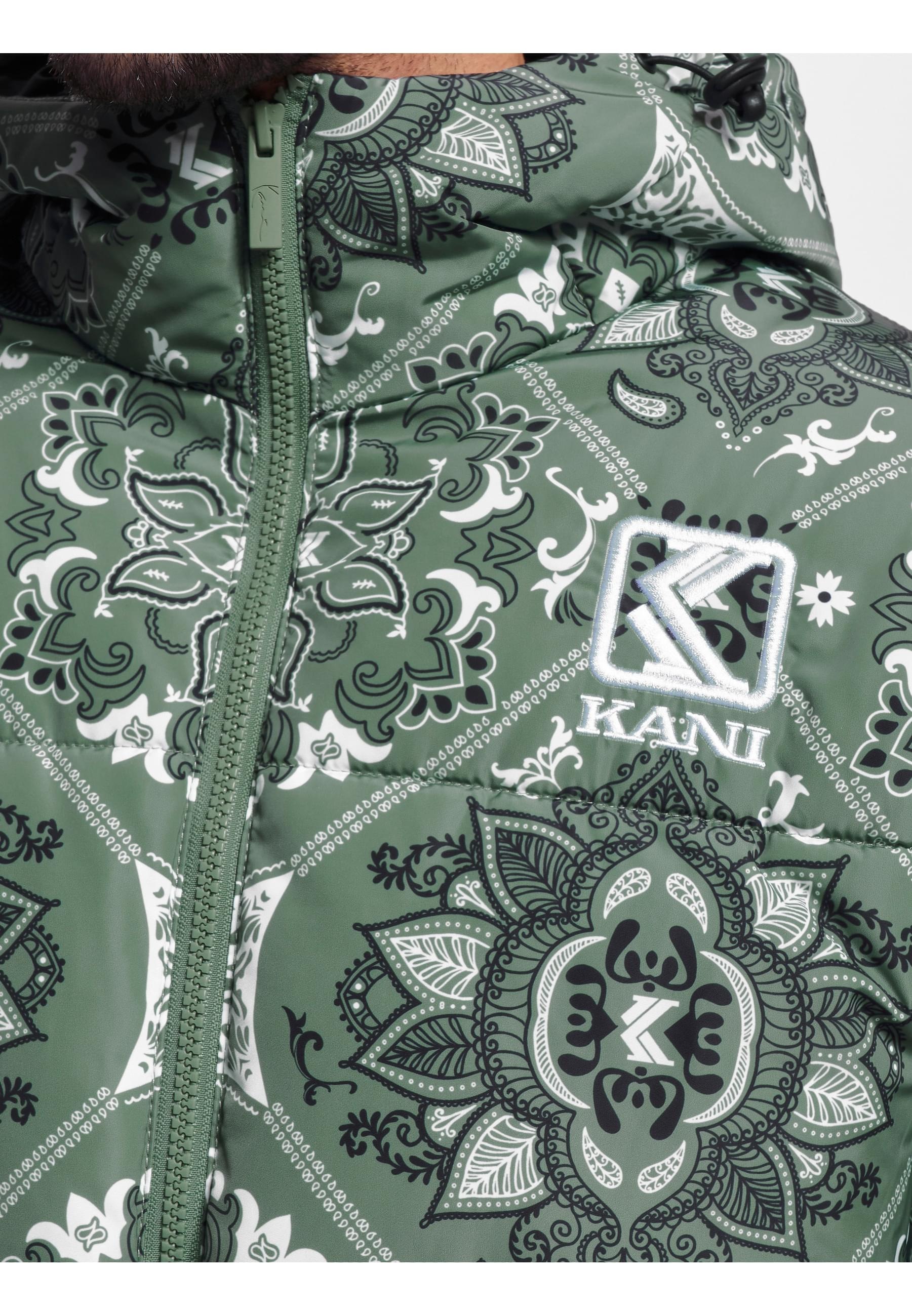 Karl Kani Winterjacke »Karl Kani Herren KM233-037-1 KK OG Paisley Puffer Jacket«, (1 St.), ohne Kapuze