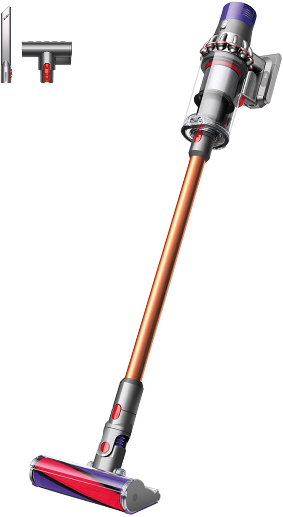 DYSON Akku-Hand-und Stielstaubsauger "V10" Die Saugkraft eines kabelgebundenen Staubsaugers.