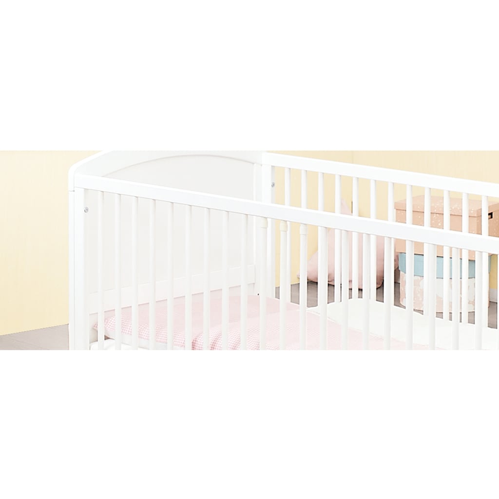 Pinolino® Babyzimmer-Komplettset »Laura, breit groß«, (Set, 3 St., Kinderbett, Schrank, Wickelkommode)