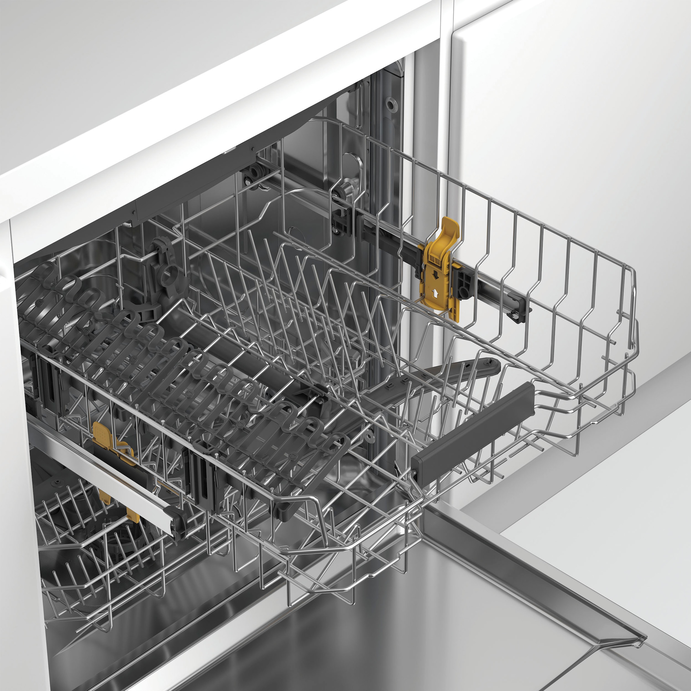 BAUKNECHT vollintegrierbarer Geschirrspüler »OBIC Ecosilent2 7540« 8,9 l 14 tlg. Maßgedecke ActiveDry – automatische Türöffnung für bessere Trocknungsergebnisse