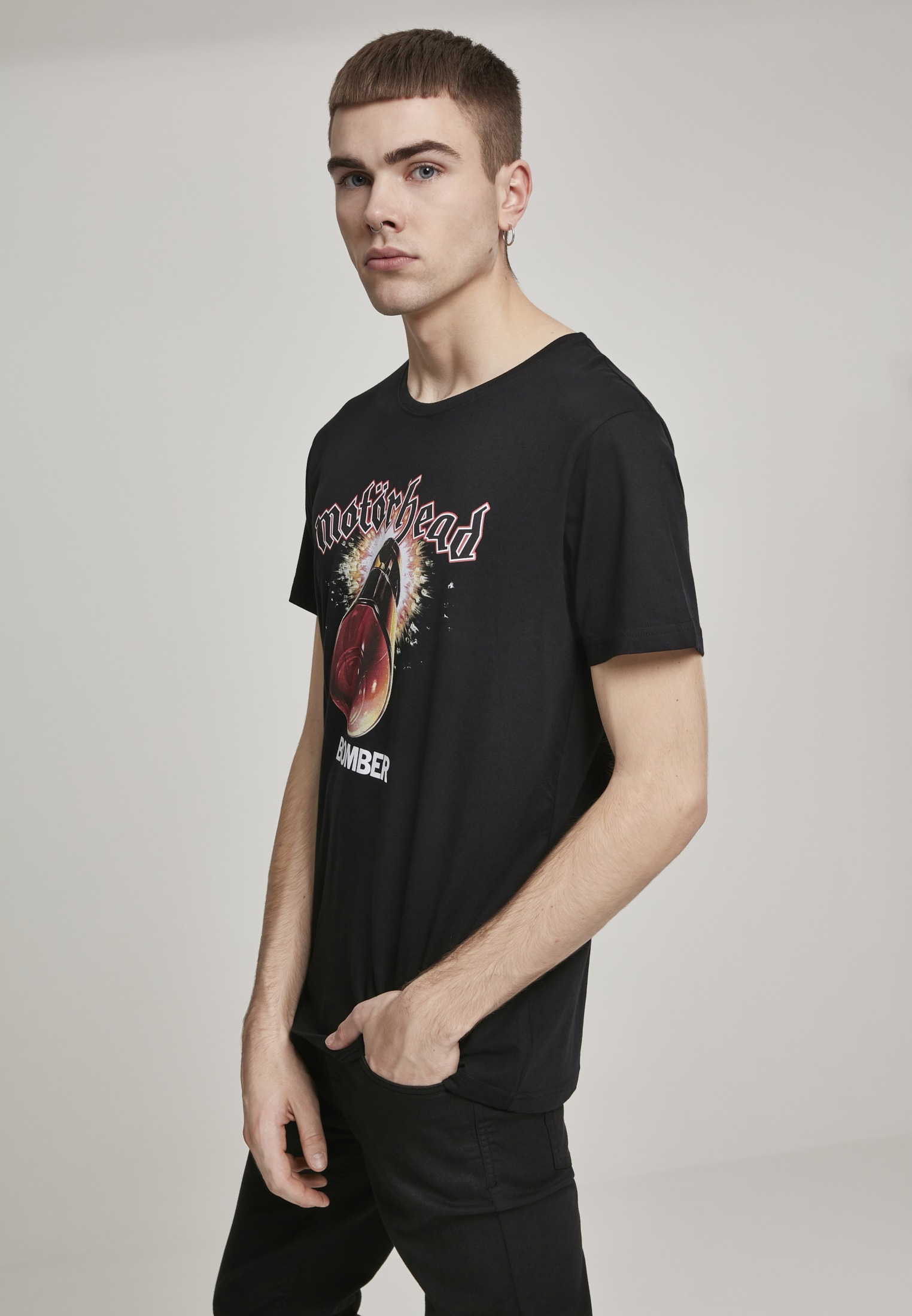 Merchcode T-Shirt »Herren Motörhead Bomber Tee«, (1 tlg.)