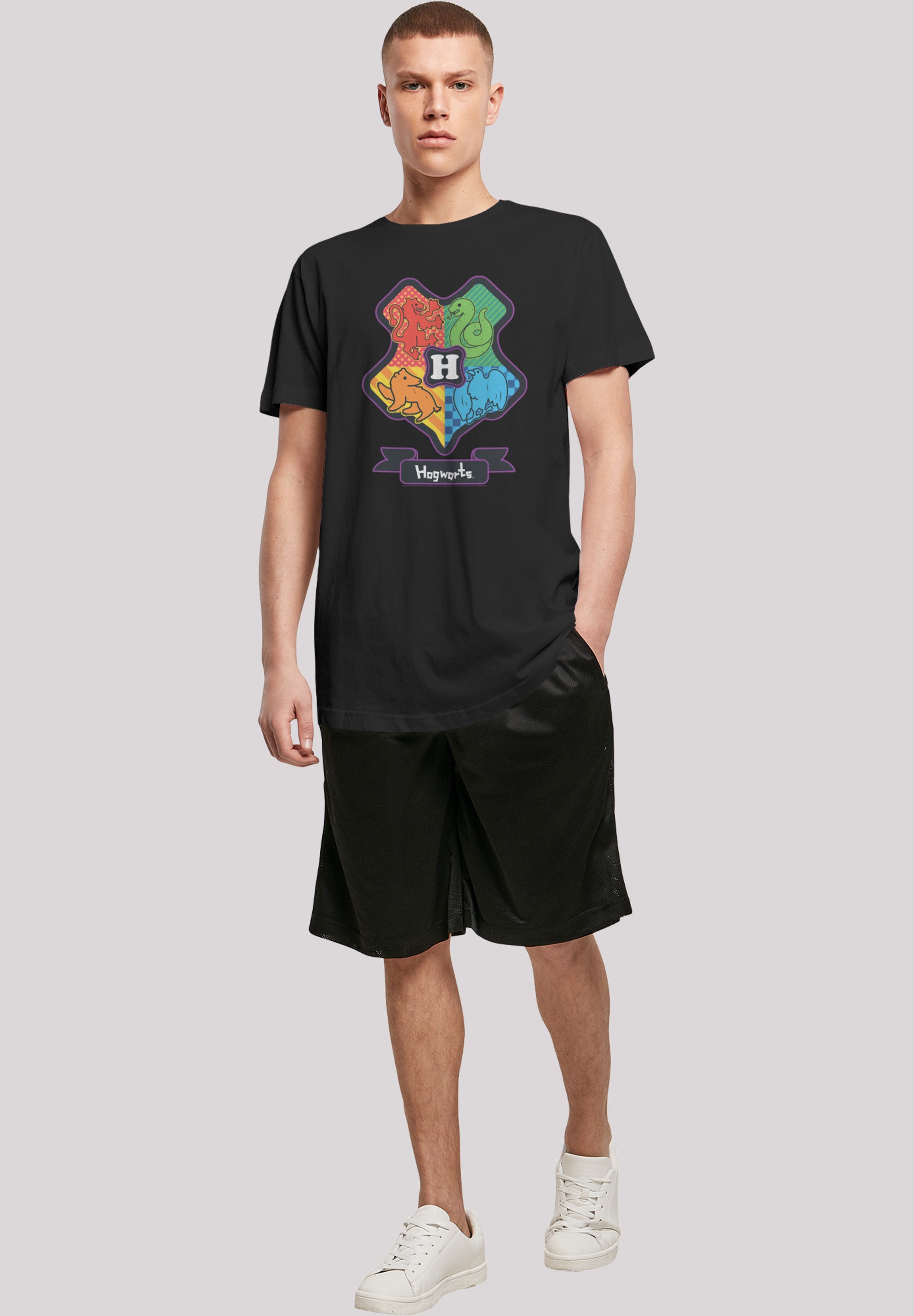 F4NT4STIC T-Shirt »Harry Potter Hogwarts Junior Crest«, Print