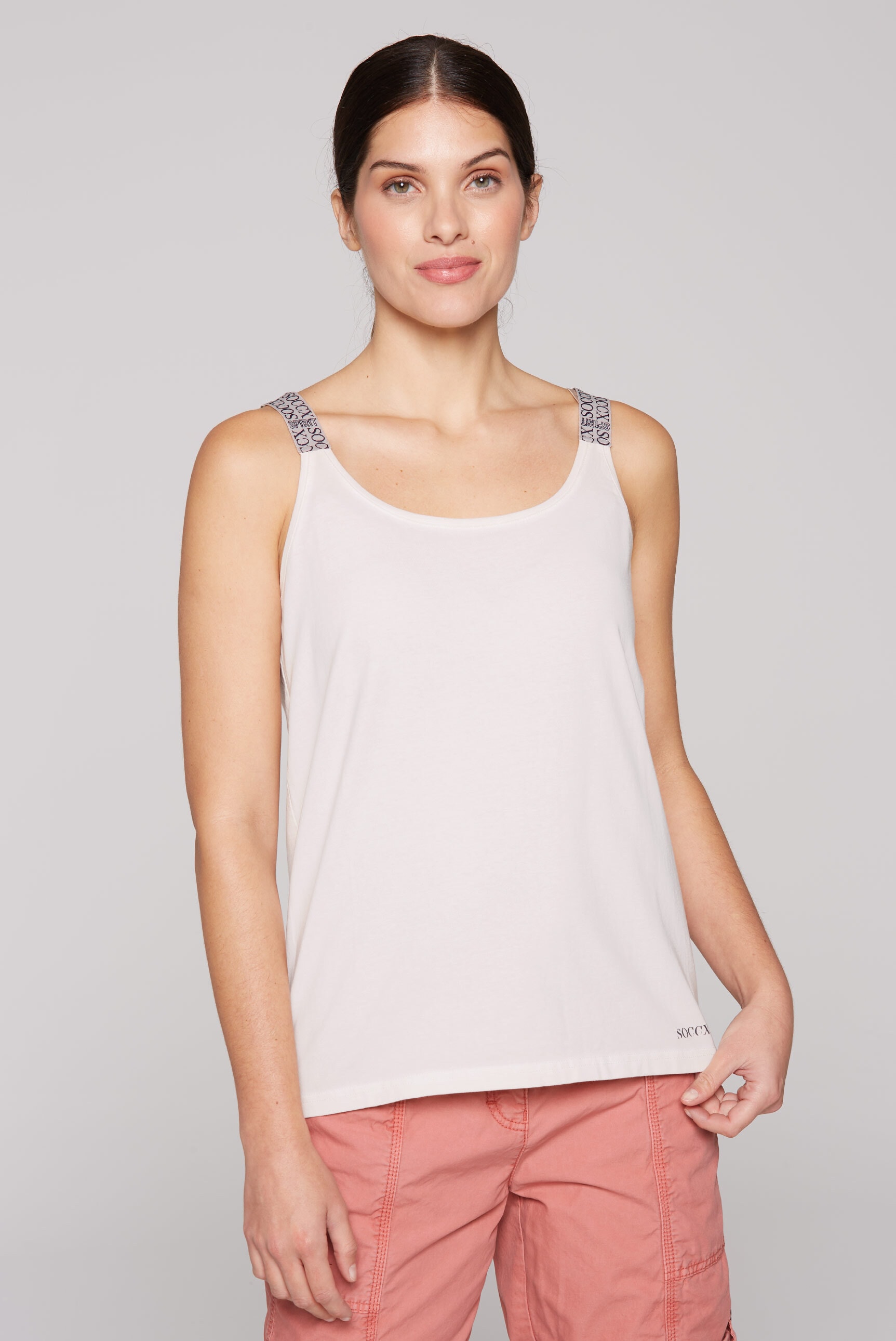 SOCCX Tanktop, mit Baumwolle günstig online kaufen