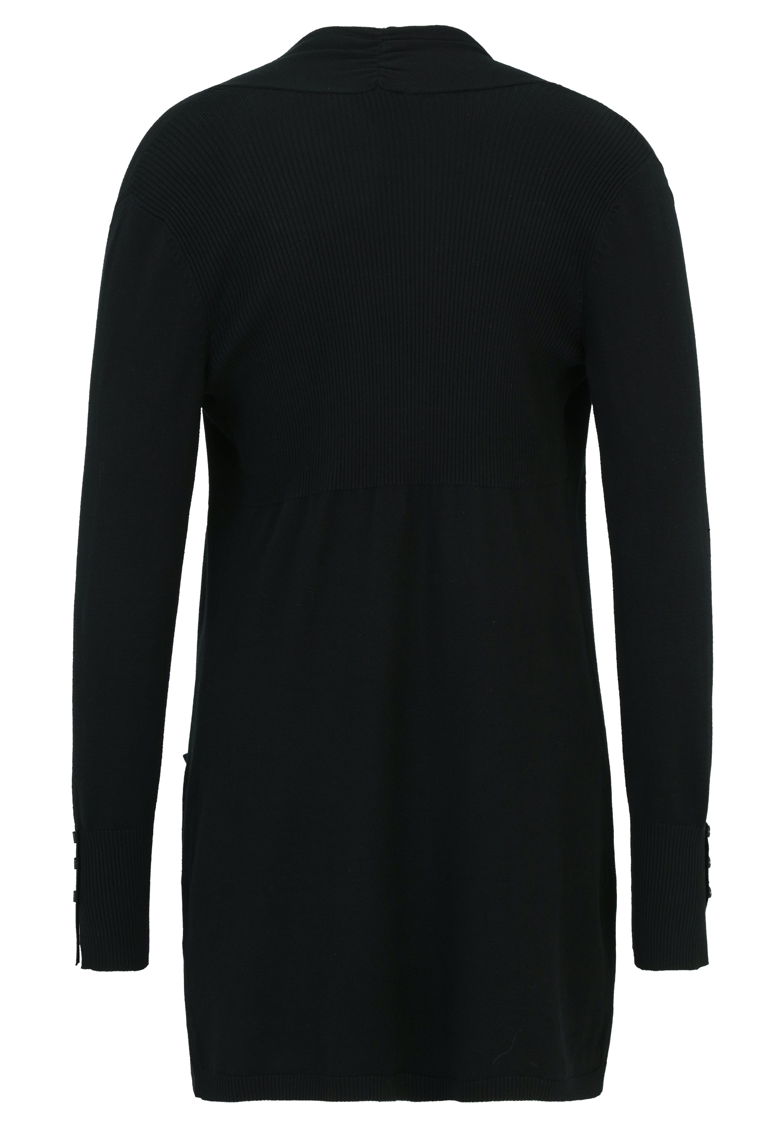 Betty Barclay Strickjacke »Betty Barclay Longstrickjacke mit Rippenstruktur«, Ärmelschlitz
