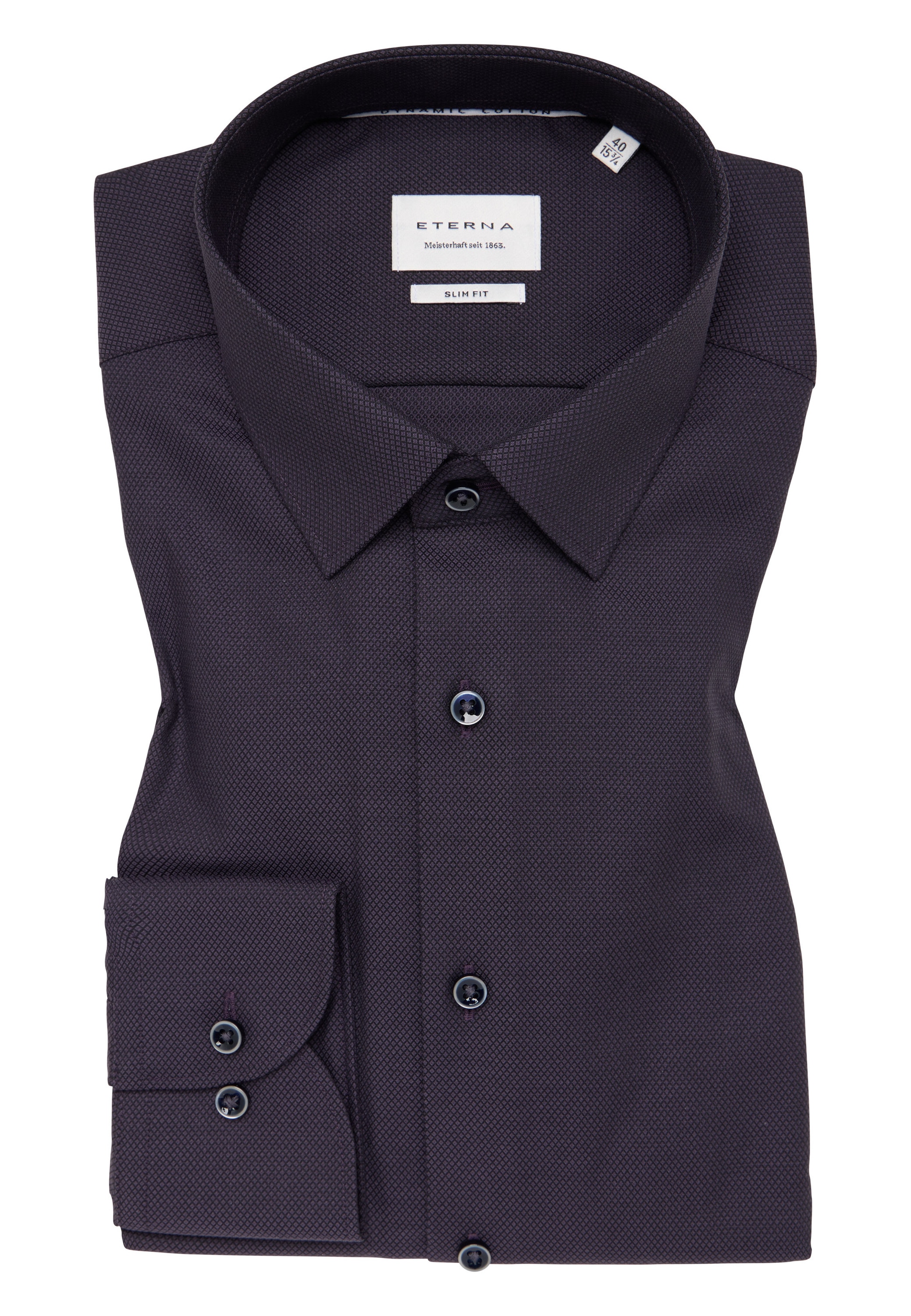 Eterna Langarmhemd »SLIM FIT«, NON IRON (bügelfrei)