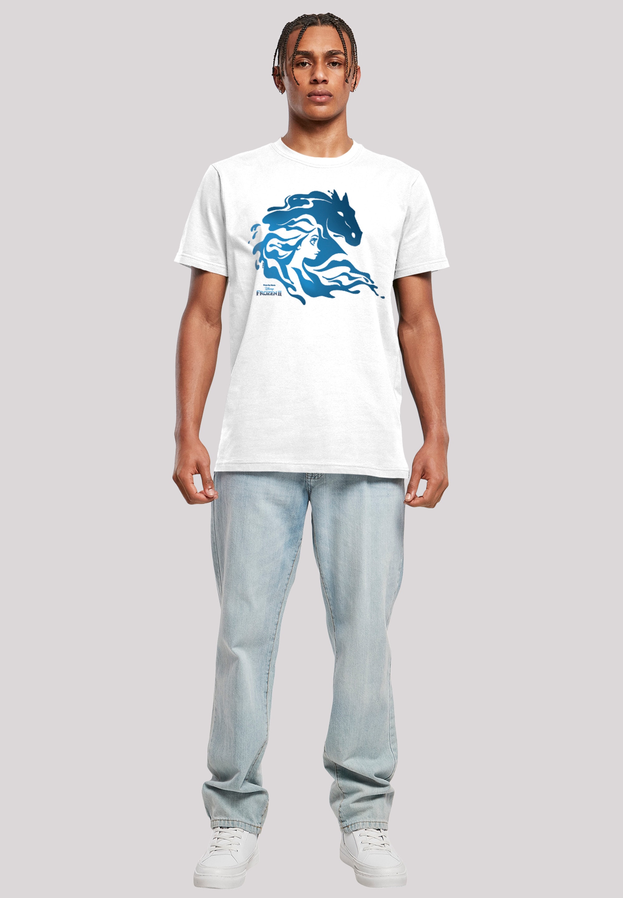 F4NT4STIC T-Shirt "Disney Frozen 2 Nokk Wassergeist Pferd Silhouette", Herr günstig online kaufen