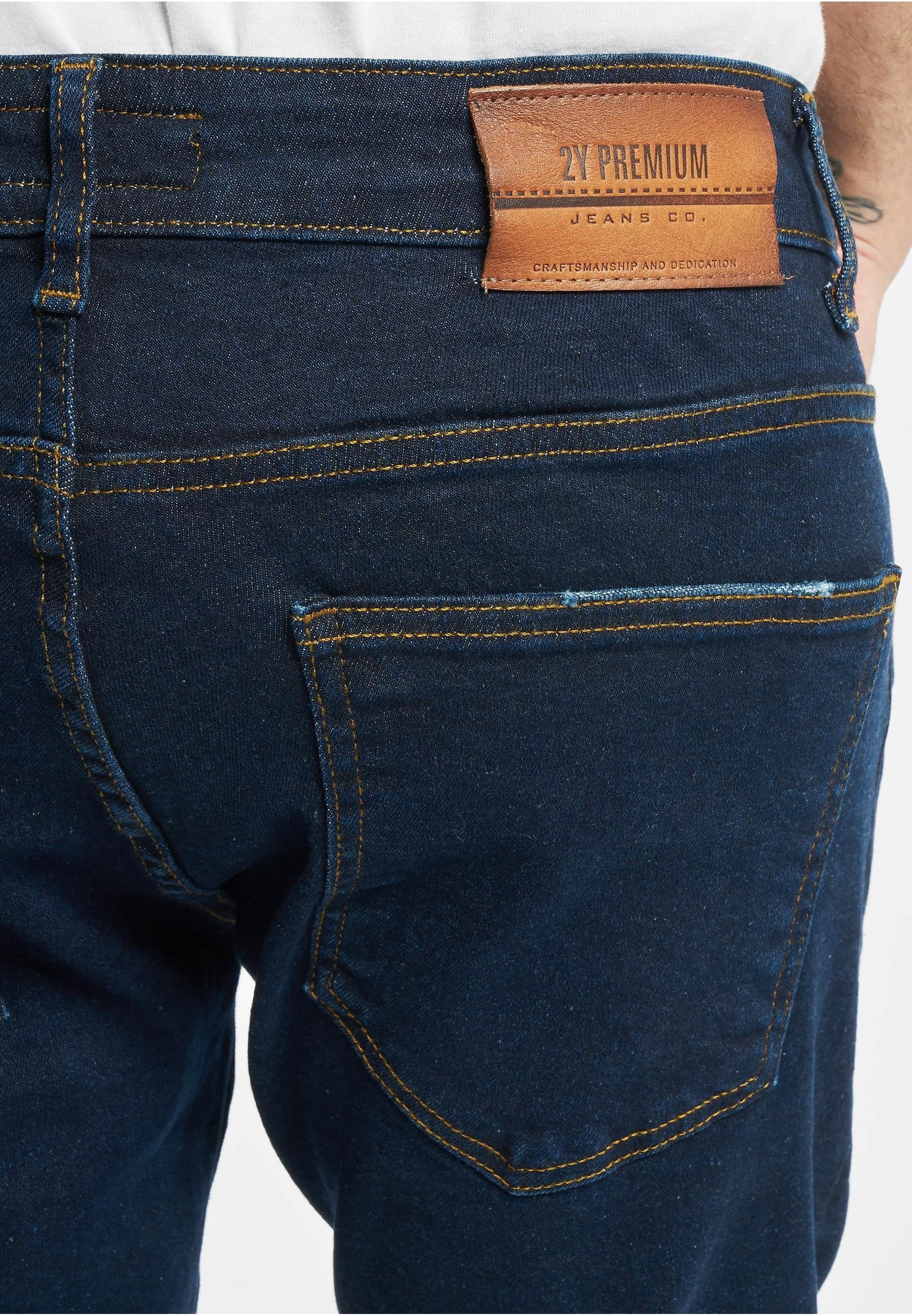 2Y Studios Bequeme Jeans »2Y Studios Herren 2Y Premium Rudolf Slim Fit Jeans«, (1 tlg.)
