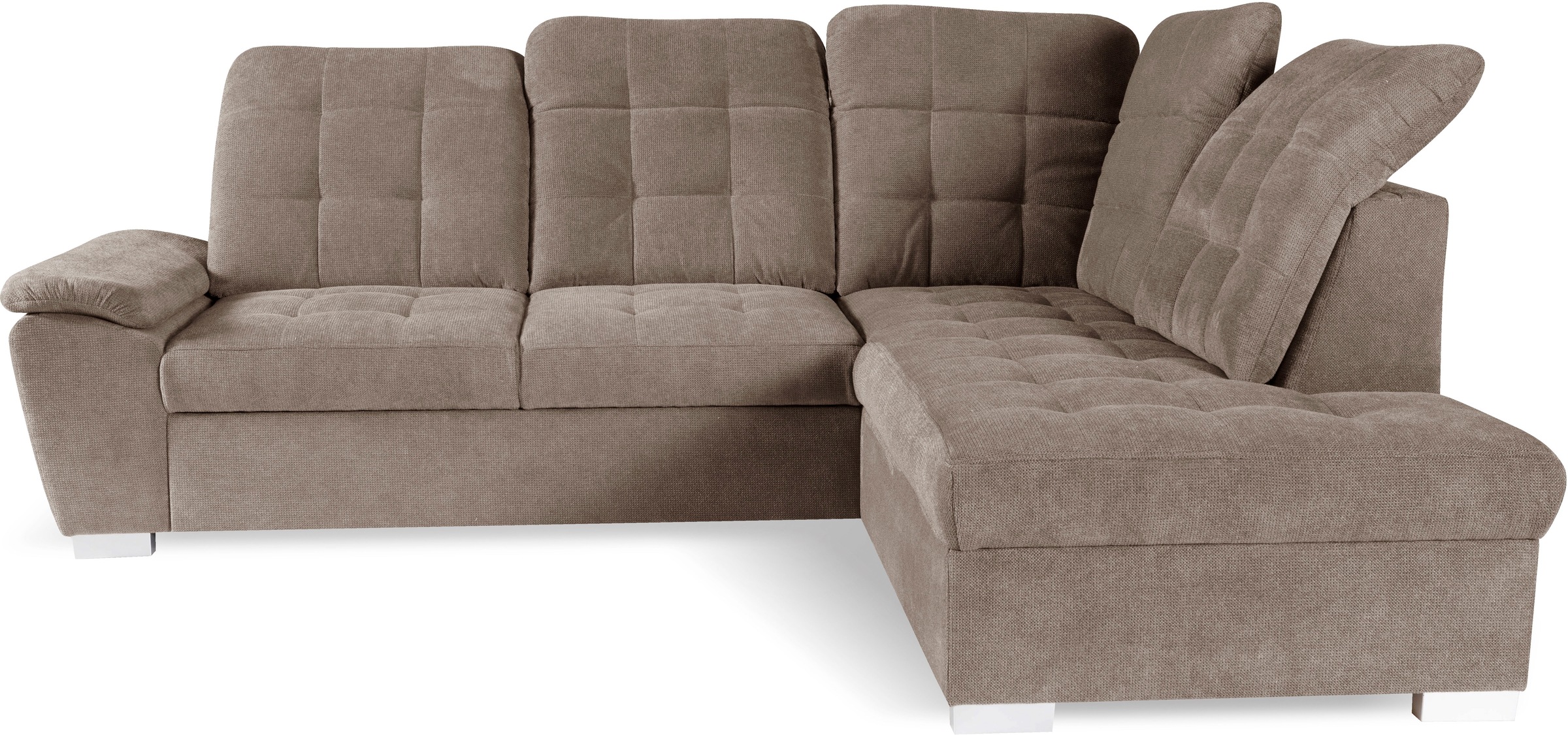 WERK2 Ecksofa "Brindisi, Multifunktion, bequem & komfortabel, Breite 263cm, günstig online kaufen