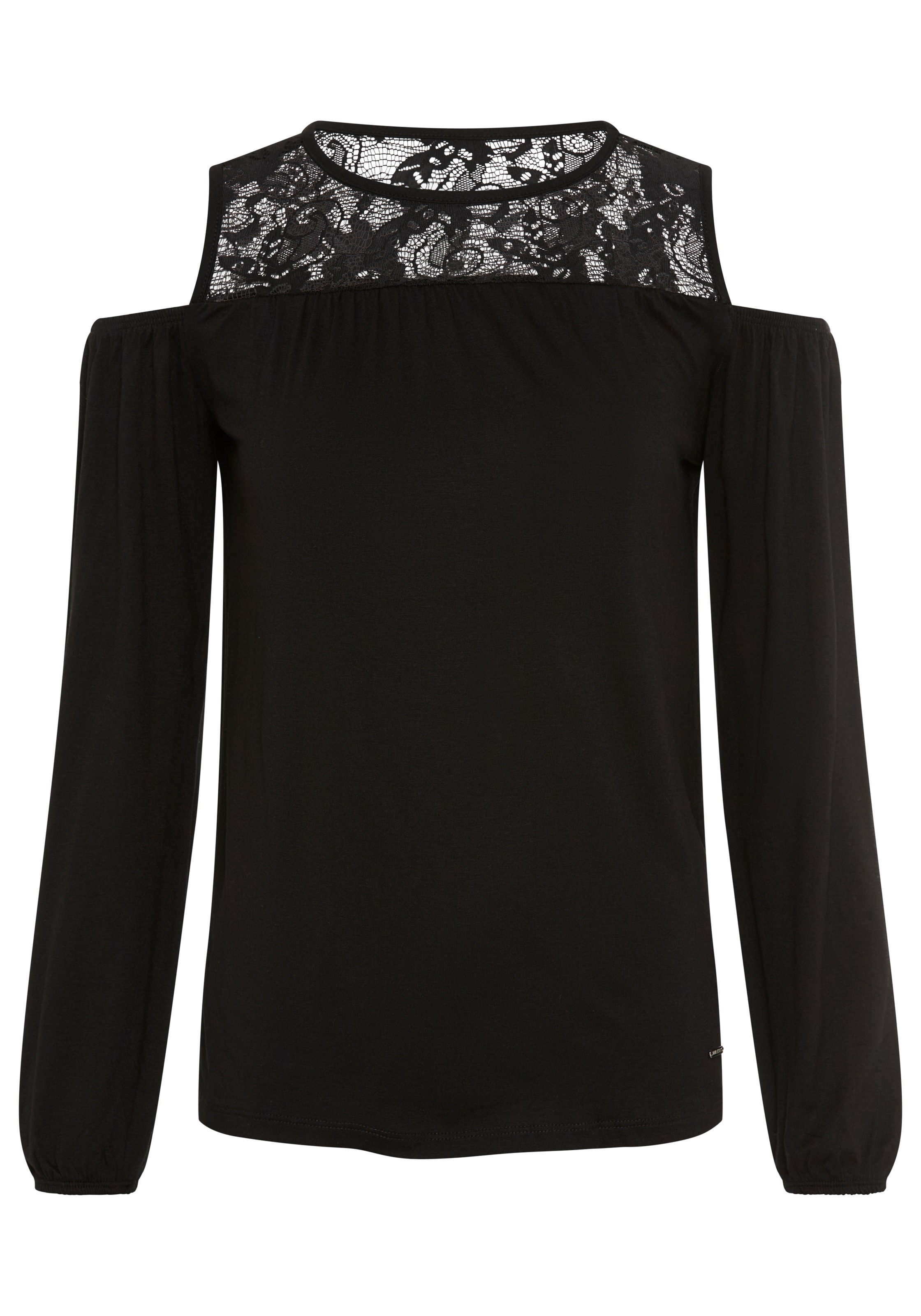 Laura Scott Langarmshirt lässig geschnitten, Langarm, femininer Stil