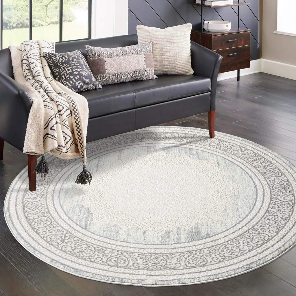 Carpet City Teppich "ANTIK209" rund 10 mm Höhe Kurzflor, 3D-Optik, Klassisc günstig online kaufen