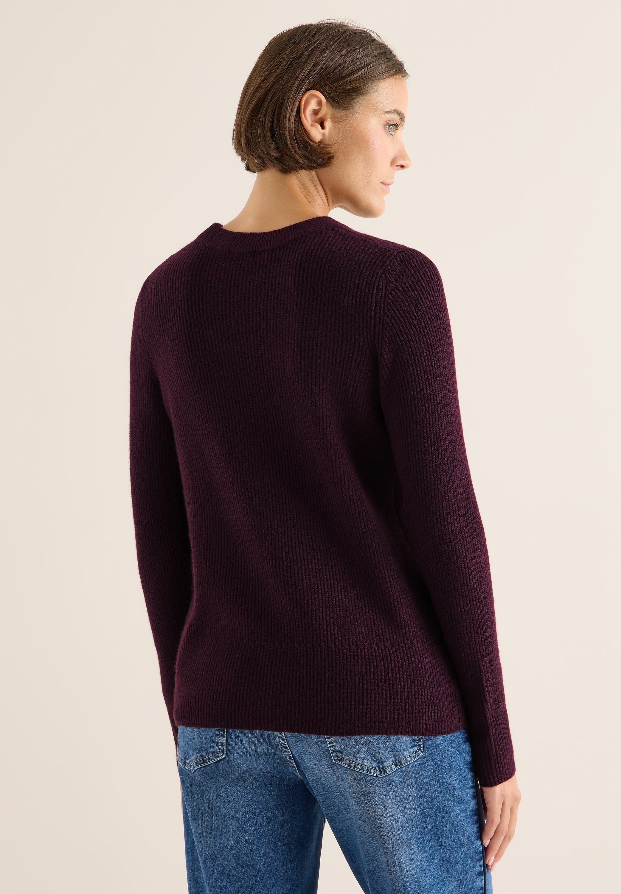 Cecil Strickpullover mit Rundhalsausschnitt